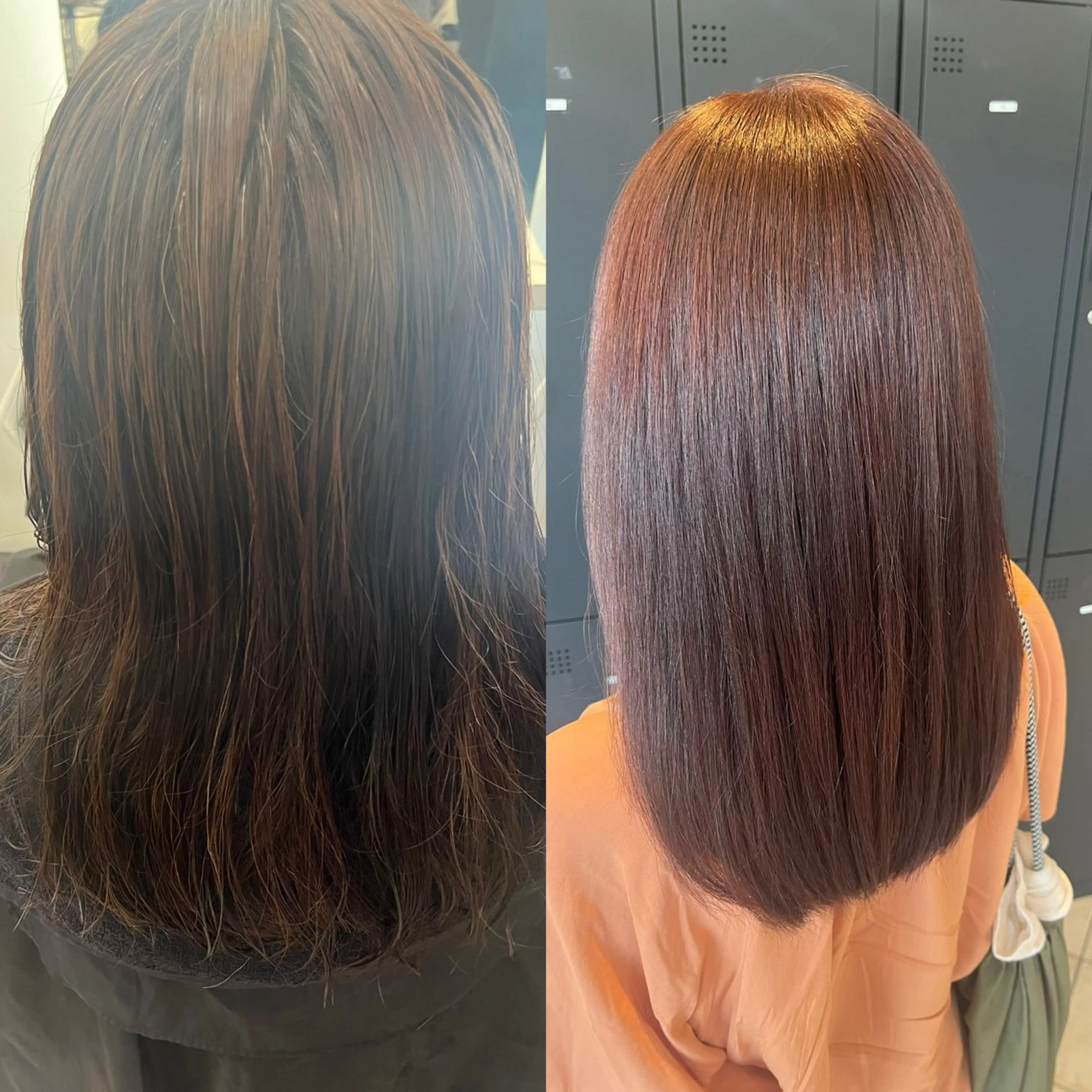 ロング ピンクブラウン ヘアカラー 🐰根本 姫音｜ 淵野辺カラー🤍🫧のヘアスタイル