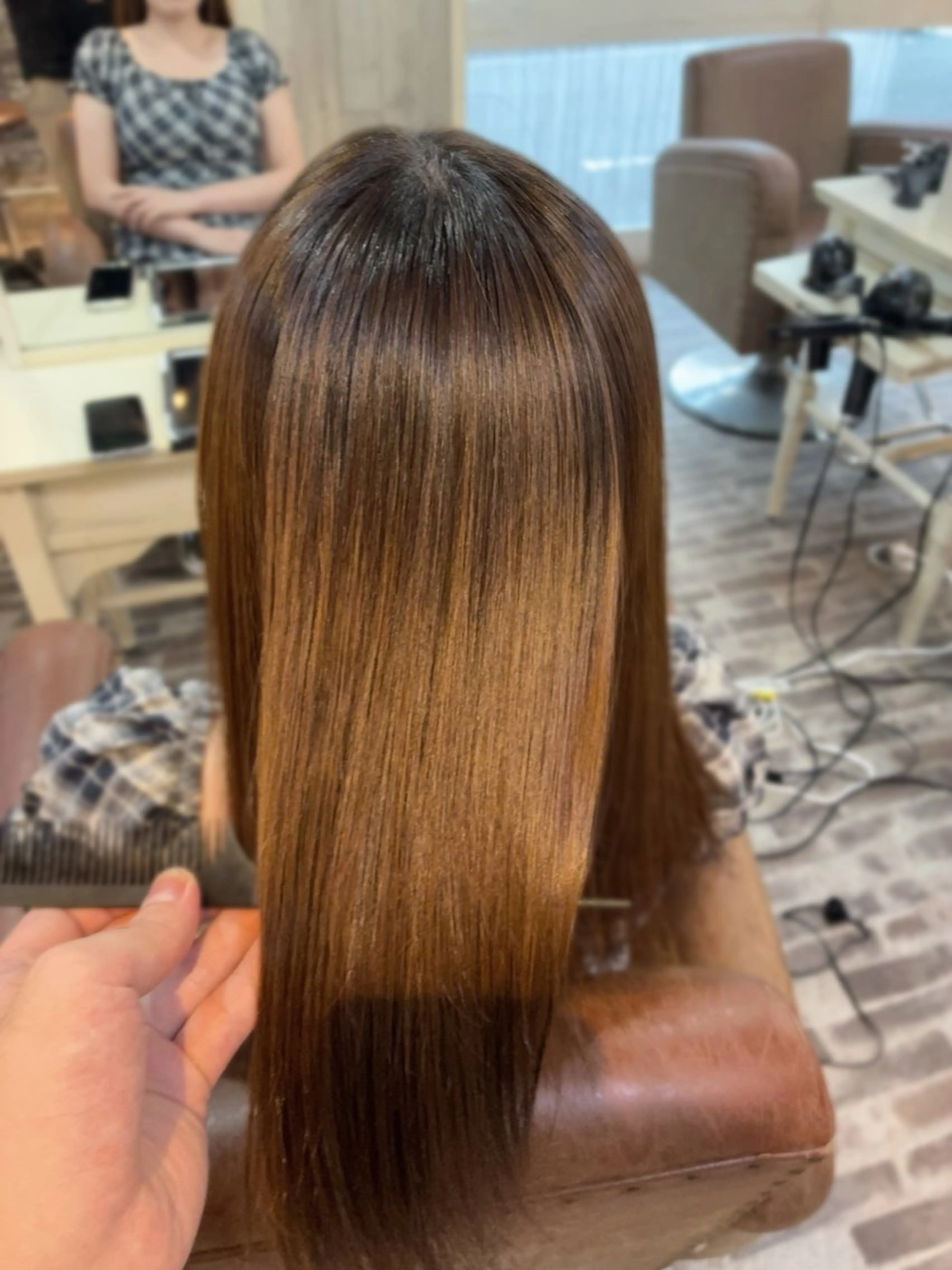 ロング 柏木 輝仁のヘアスタイル