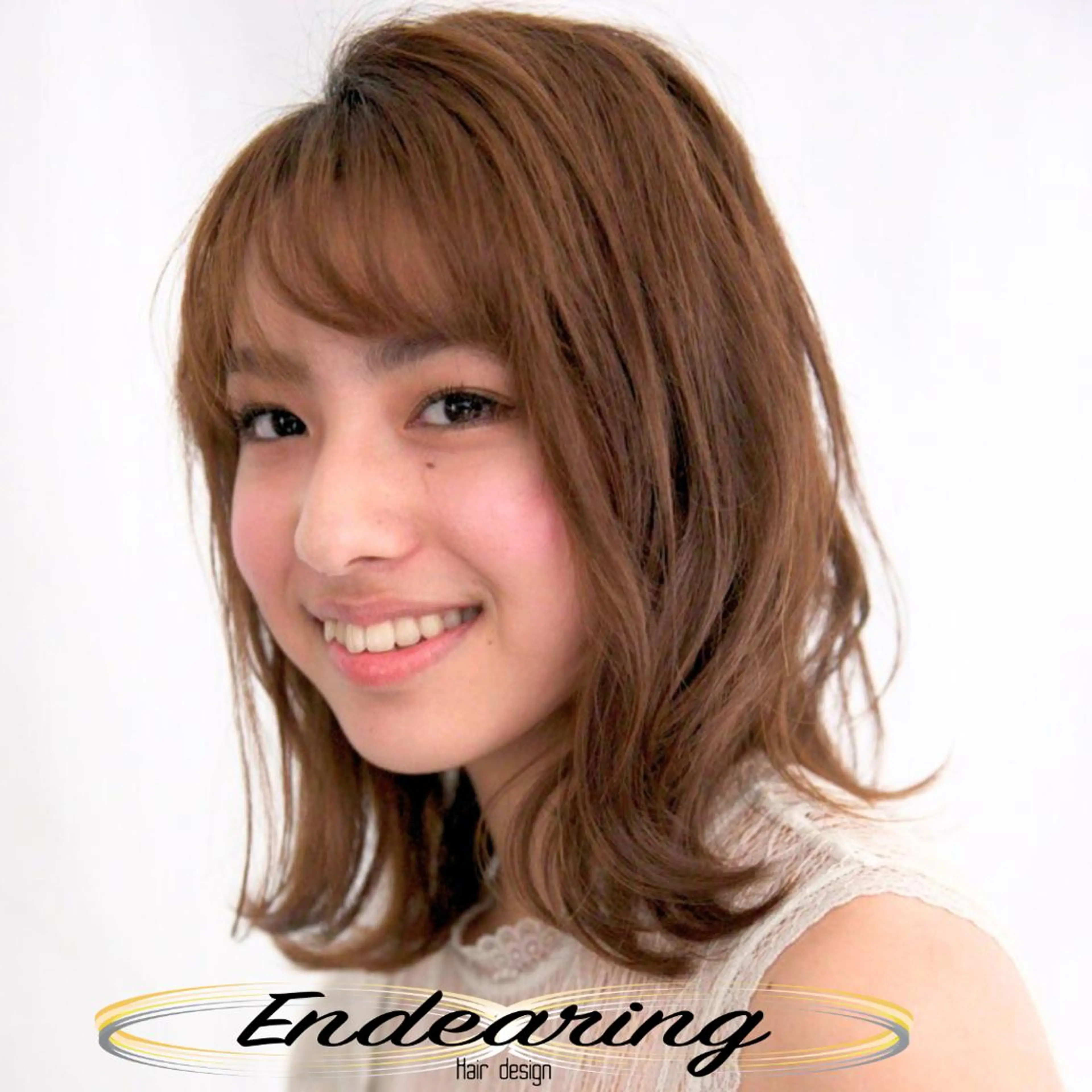 カラー ベージュカラー 透明感カラー フォギーベージュ ボブ カット ヘアカラー Endearing 銀座/YOKOのヘアスタイル
