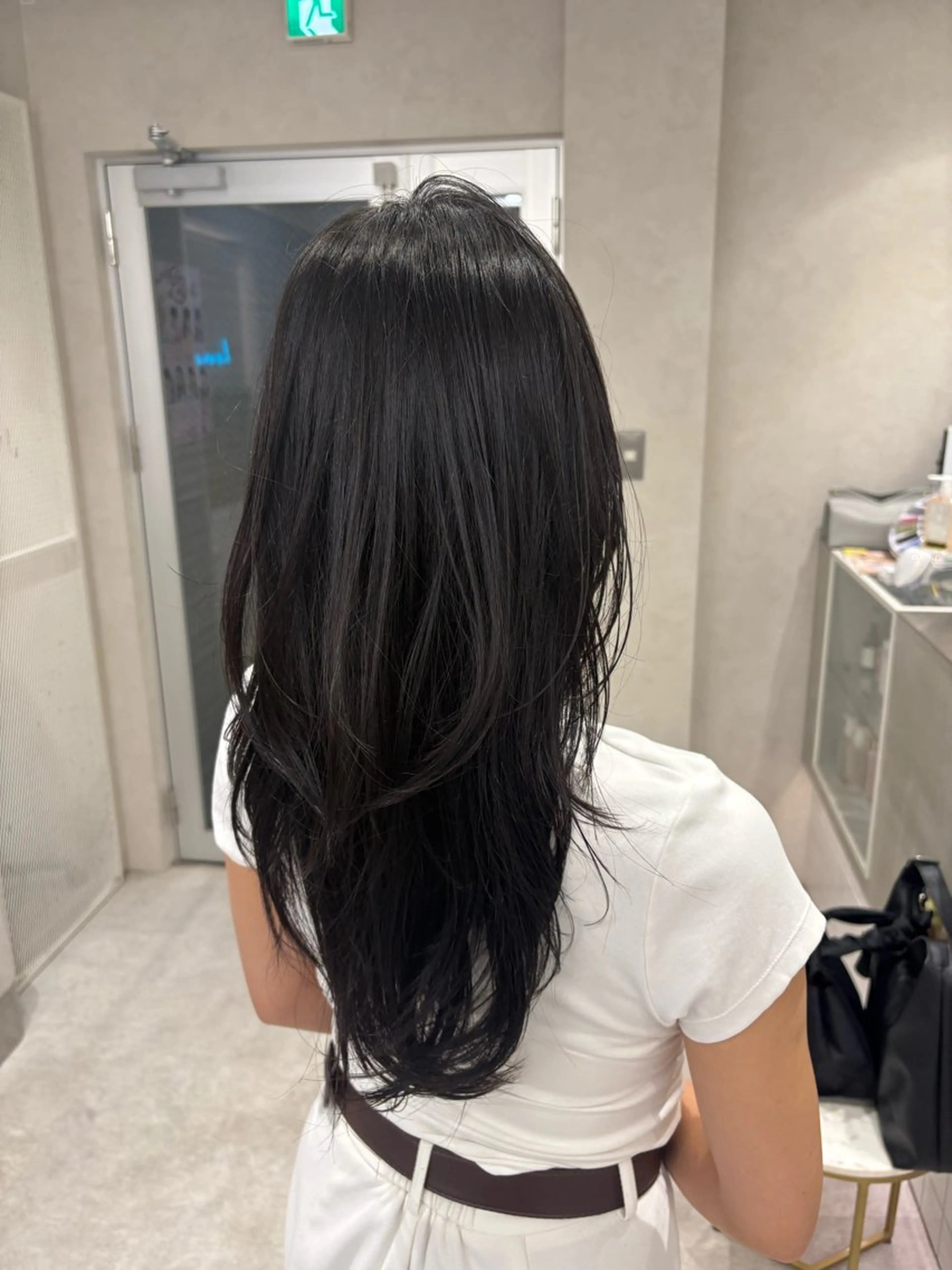 ロング ハッシュカット ハイレイヤー 韓国風ヘア レイヤーカット Yuta✂︎ 韓国レイヤー🪽のヘアスタイル