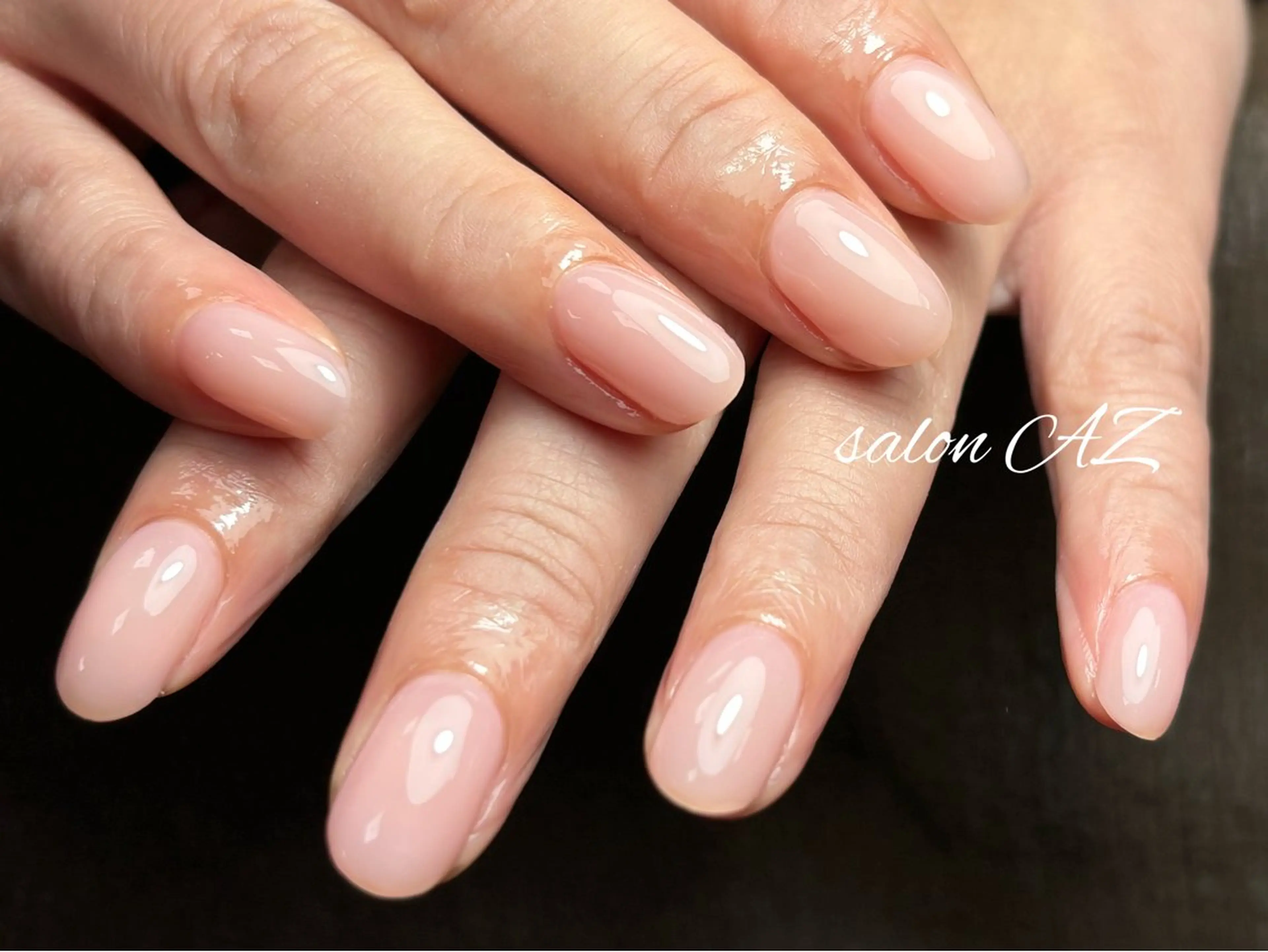 ネイル アートネイル 長さ出し フットネイル フレンチネイル ジェルネイル ハンドネイル salon AZのネイルデザイン