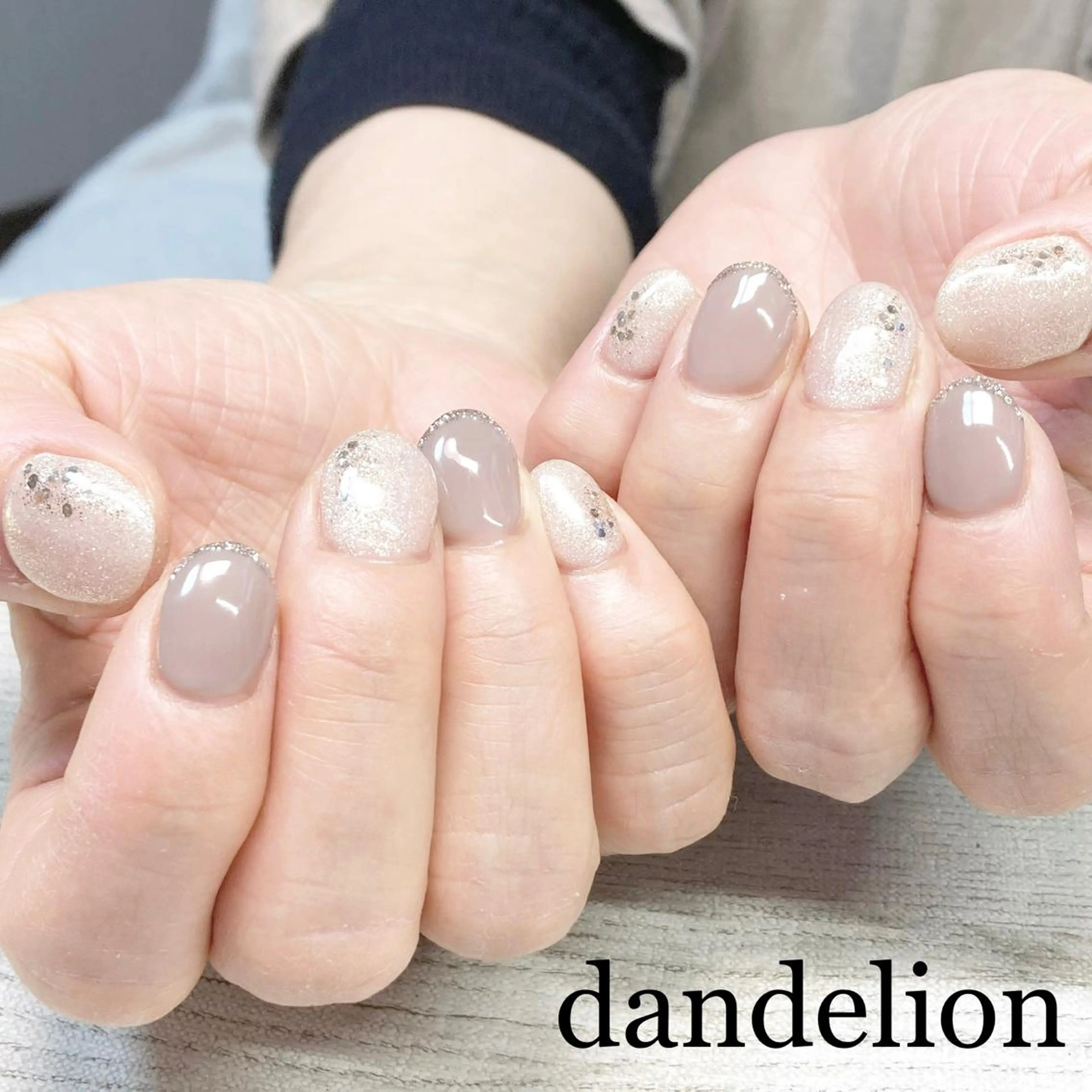 ネイル ハンドネイル ハンドケア dandelion ダンデライオンのネイルデザイン