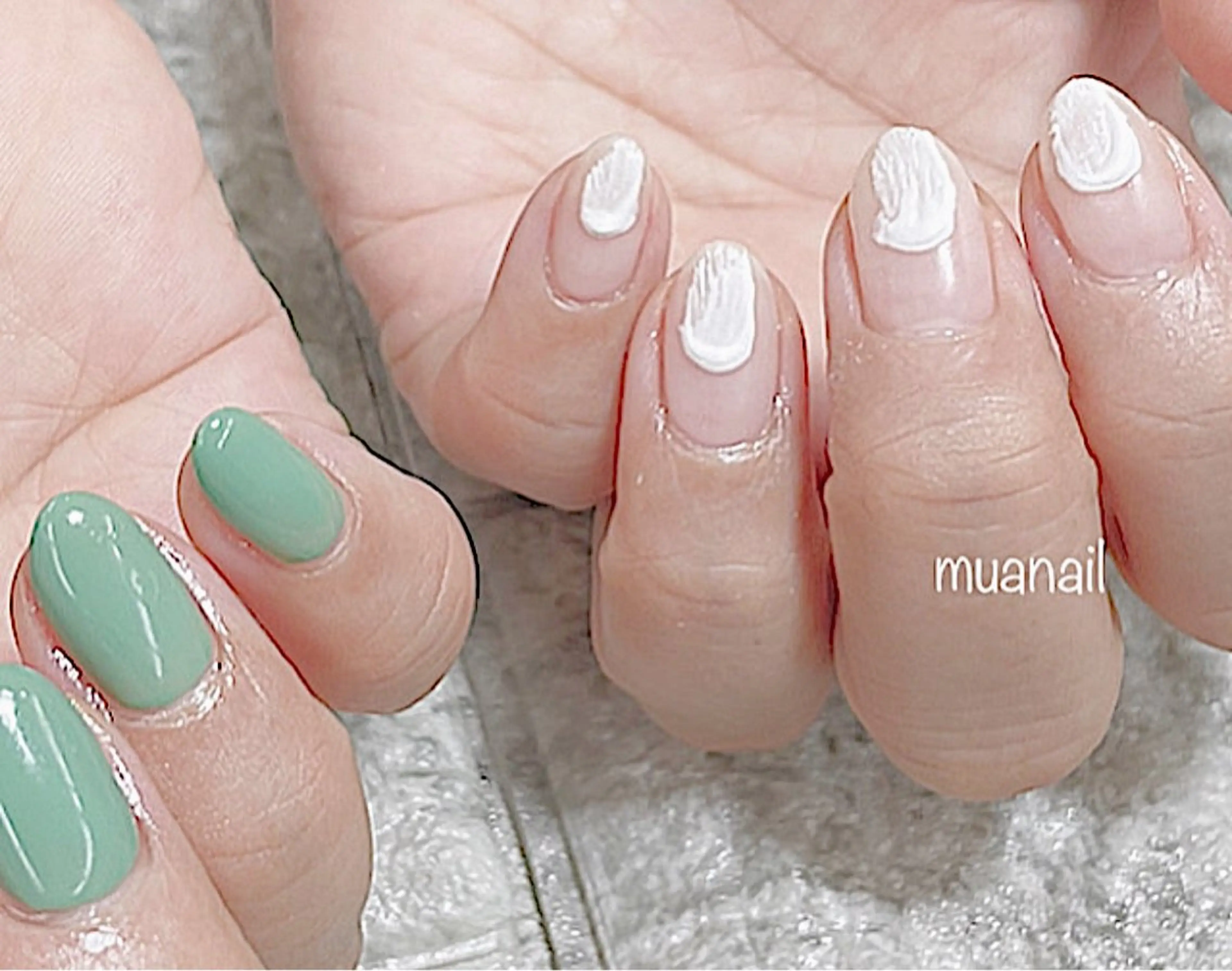 ネイル シンプルネイル ハンドネイル mua nail mikiのネイルデザイン