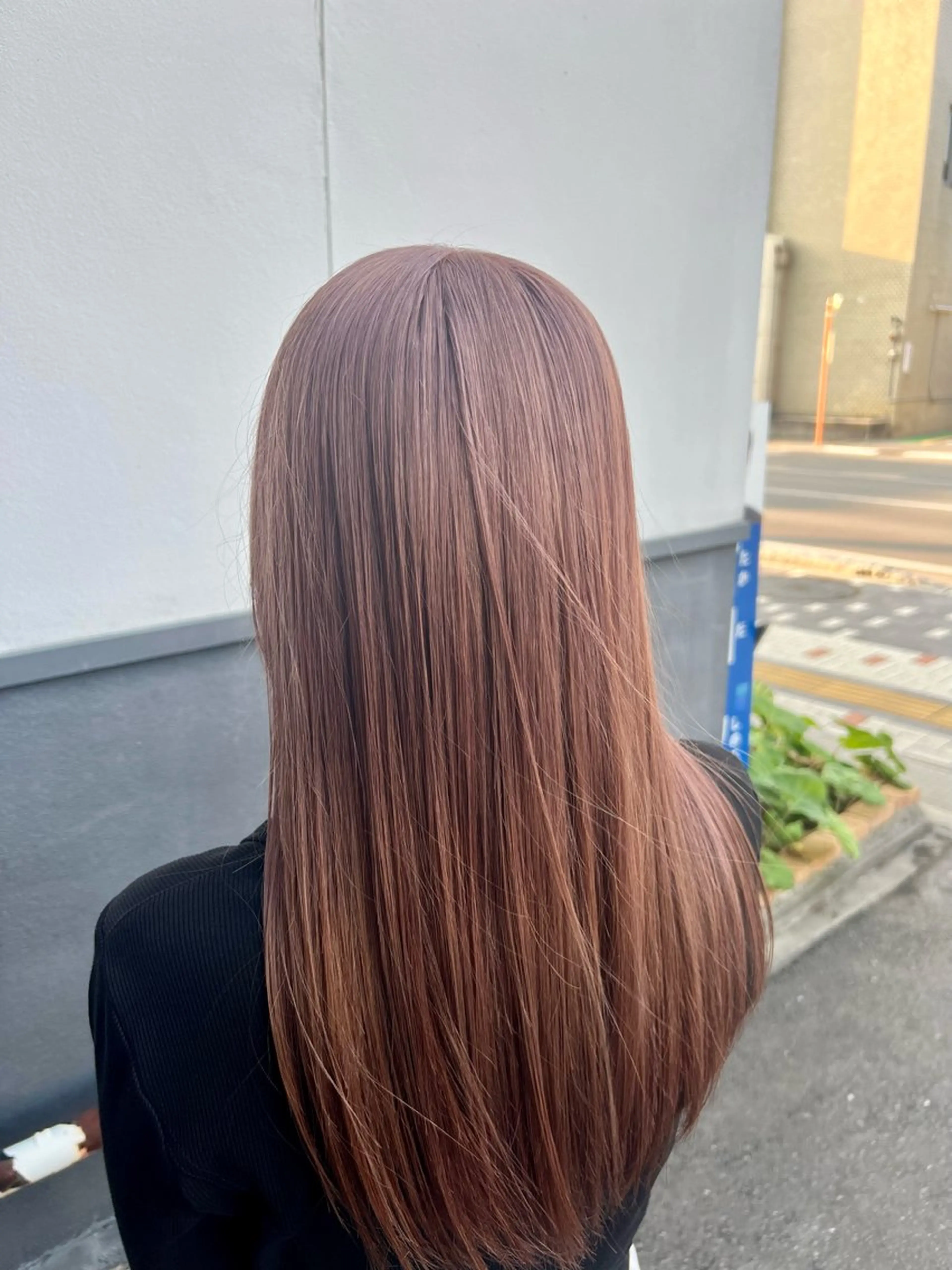 セミロング ヘアカラー トリートメント 滝沢 智希のヘアスタイル