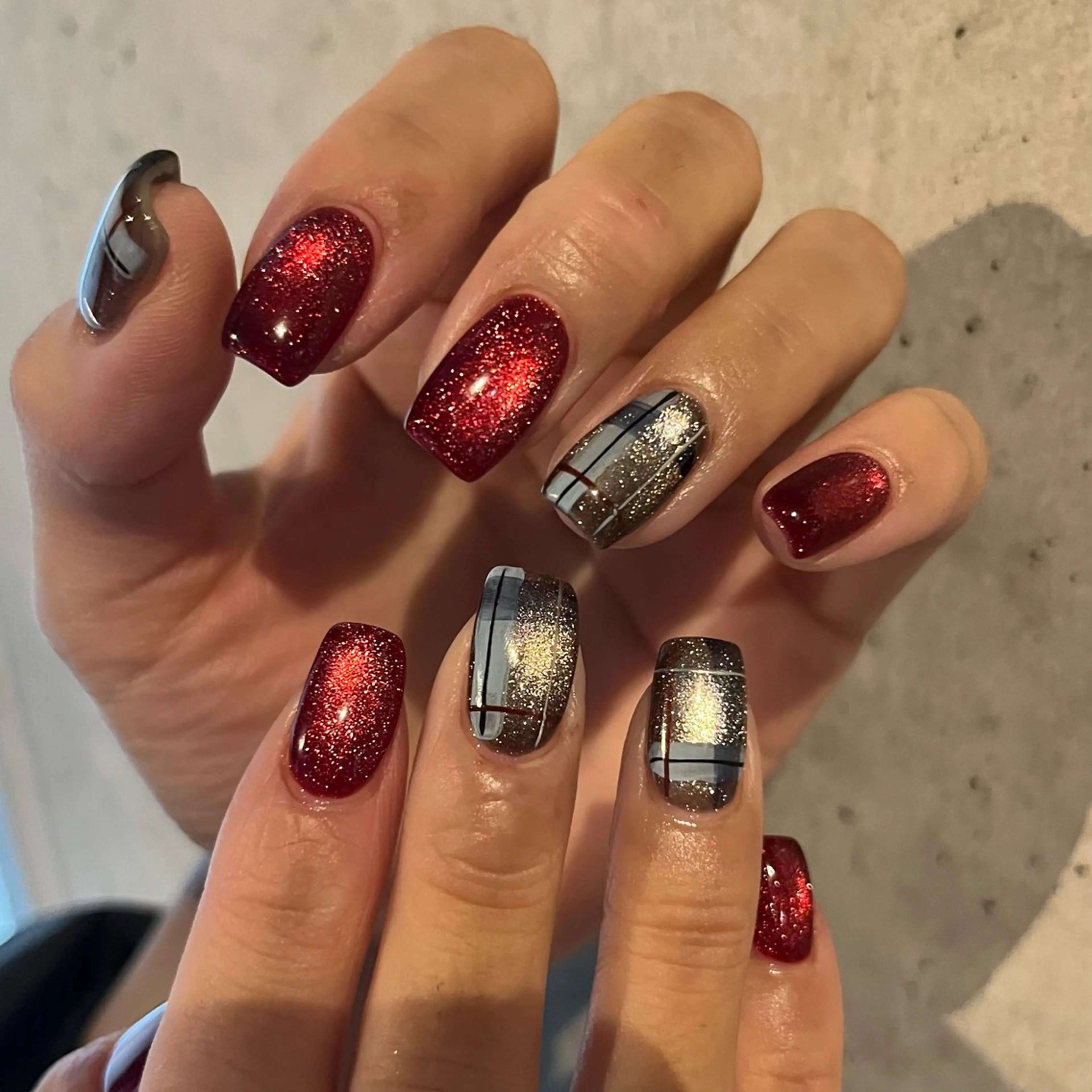 ネイル マグネットネイル mitsuki / Manonのネイルデザイン