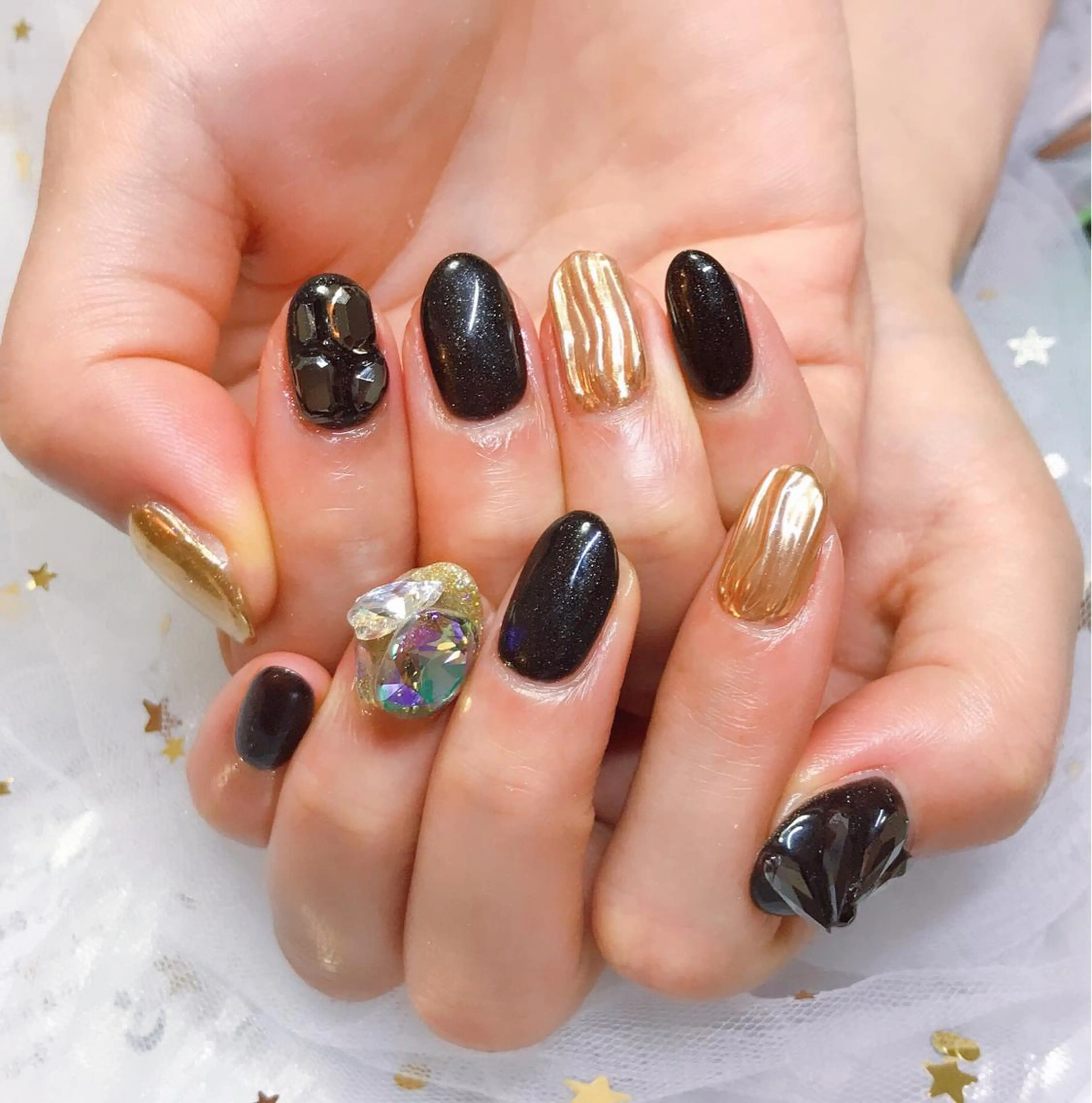 カラー ネイル Q Free nailsのネイルデザイン