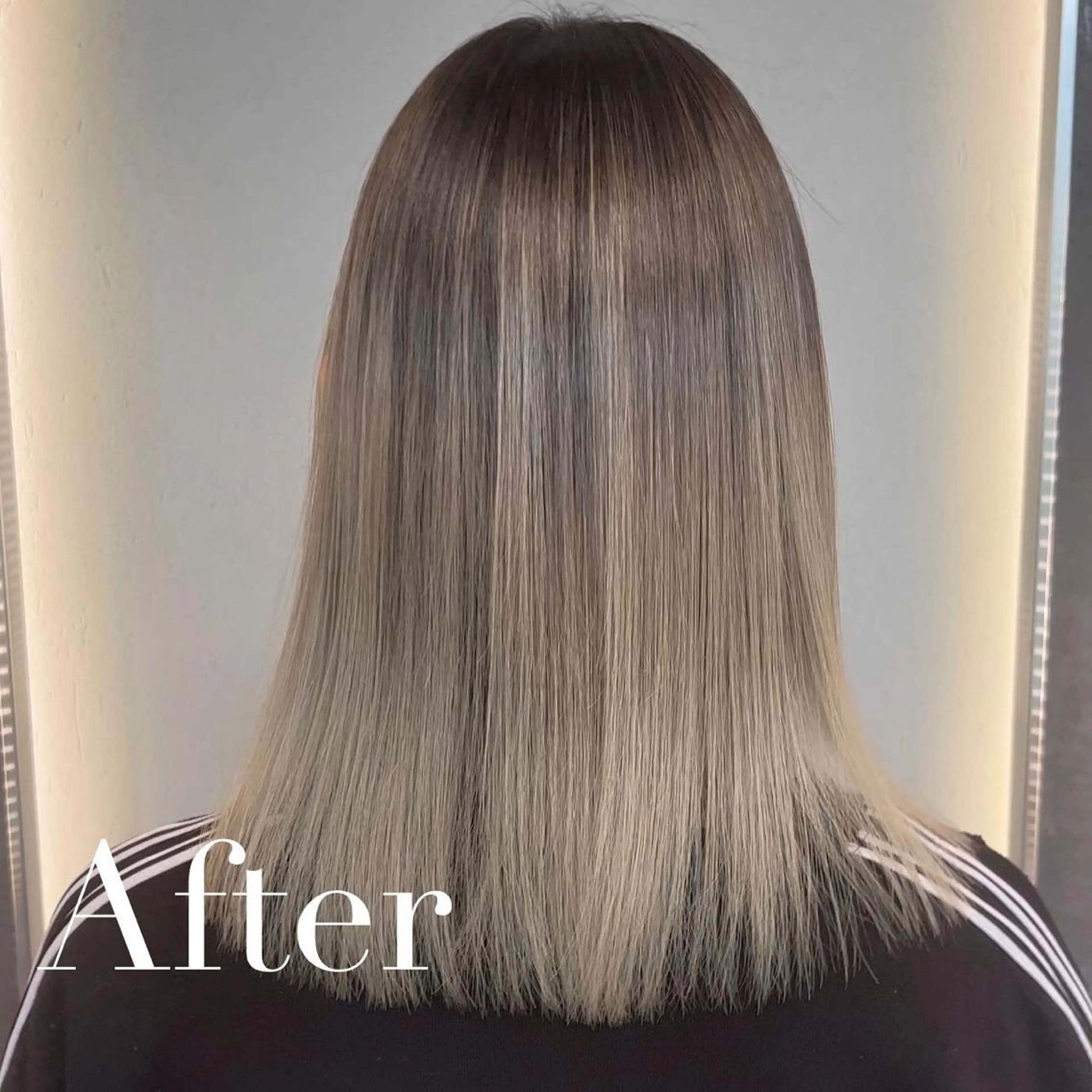 セミロング カラー カット ヘアカラー トリートメント 髪質改善🌈縮毛矯正 荻原　達矢のヘアスタイル