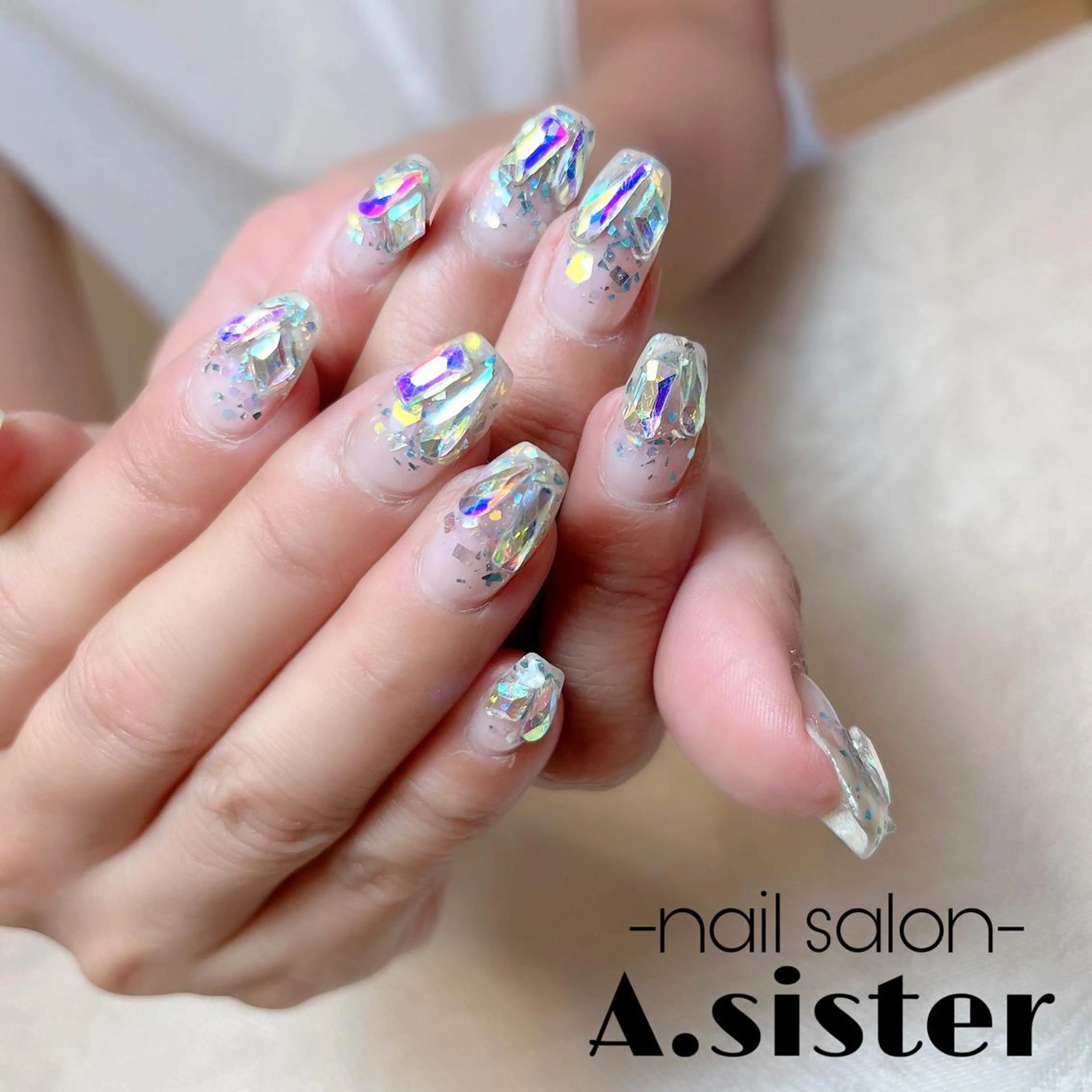 ネイル キラキラネイル A.sister所属・nail salon 《A.sister》のネイルデザイン
