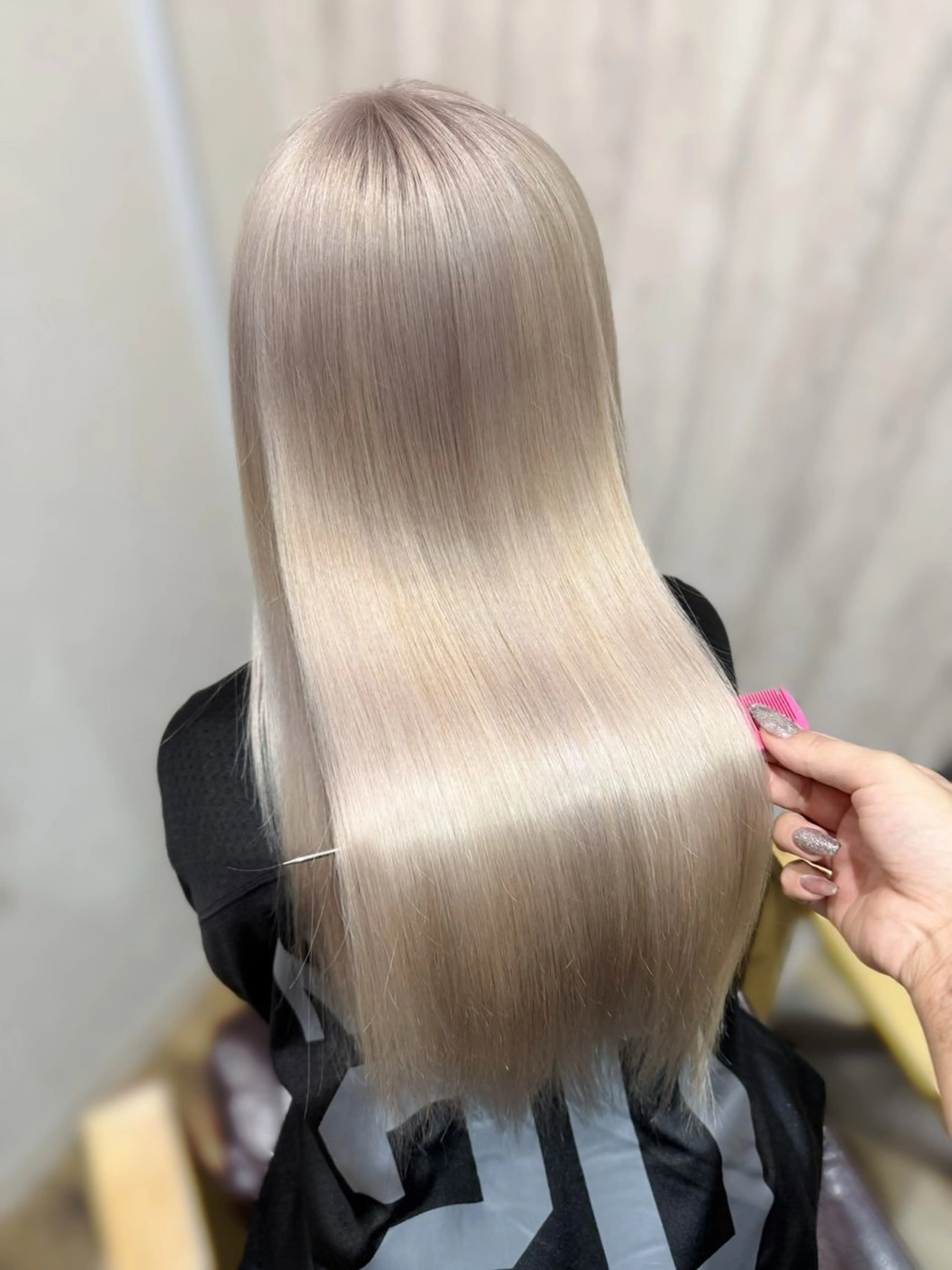 🌸ケアブリーチ使用🌸Wカラー+トリートメントの写真