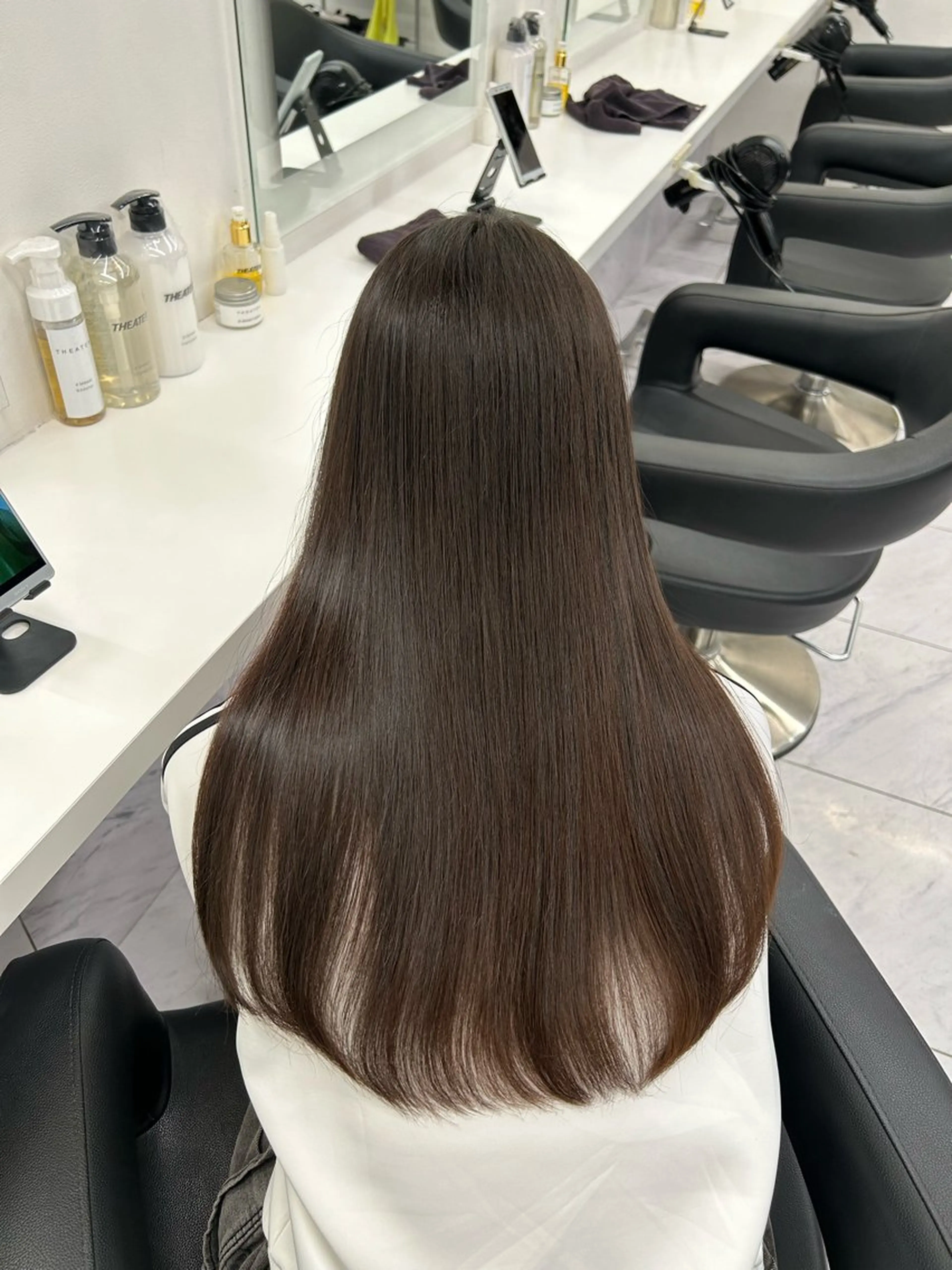 カラー 透明感ベージュ🤎 ナチュラルレイヤーのヘアスタイル