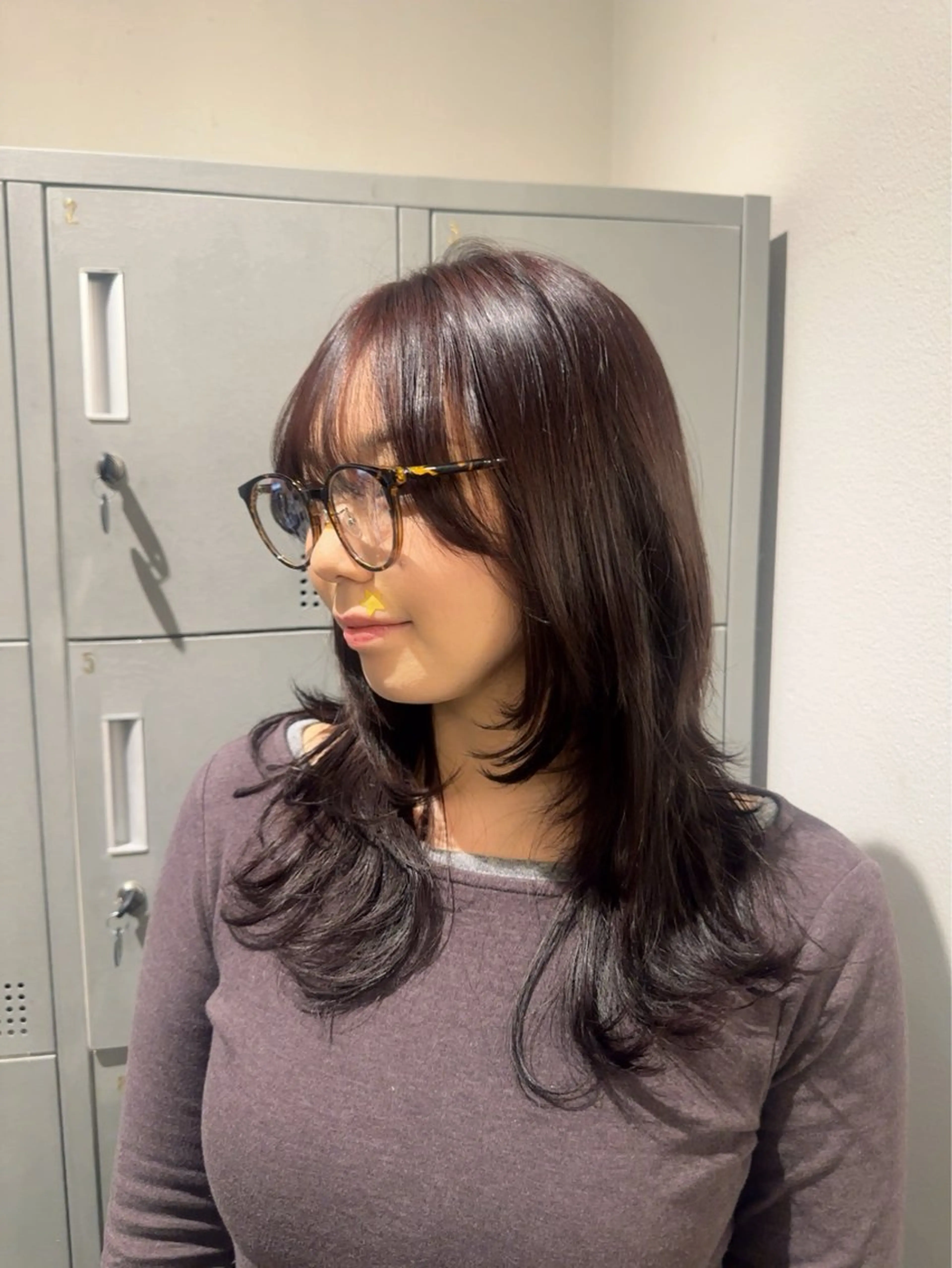 セミロング 透明感カラー/レイ ヤーカット/KaHoのヘアスタイル