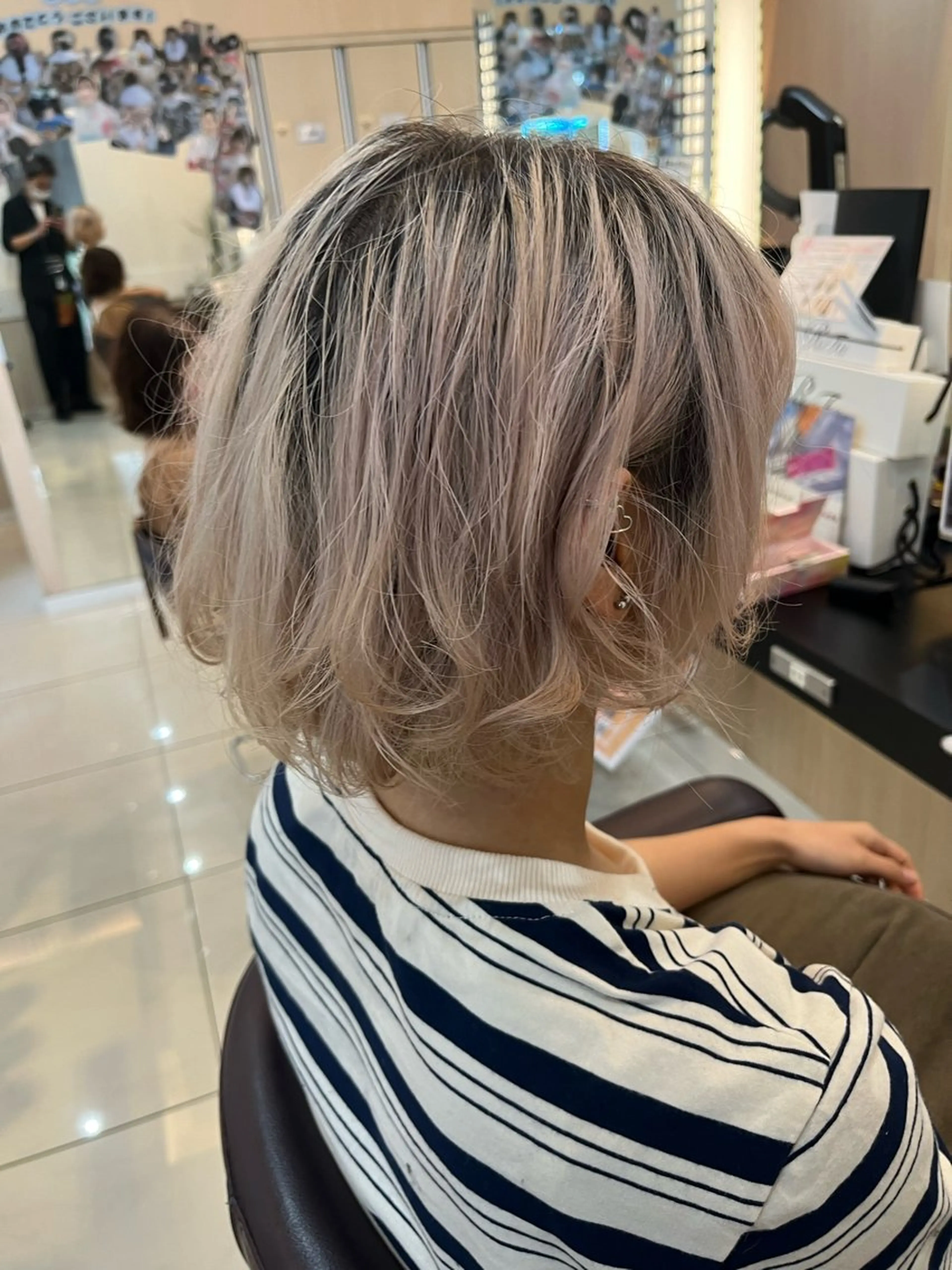 ミディアム カラー ヘアカラー トータルビューティー K:R鶴川のヘアスタイル