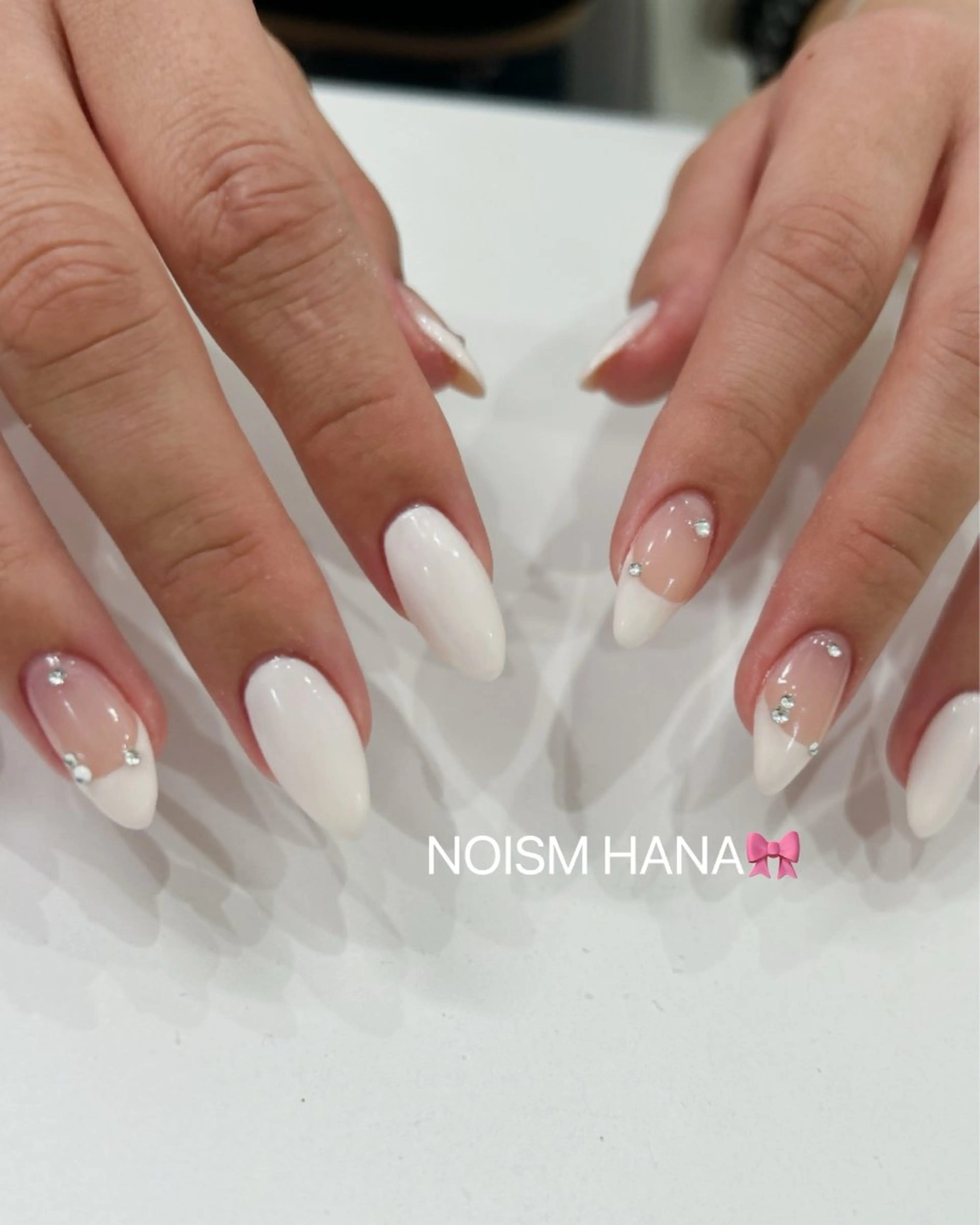 ネイル グラデーション キラキラネイル 韓国ネイル マグネットネイル ニュアンスネイル ハンドネイル 🎀大人nail /NOISMはな🎀のネイルデザイン