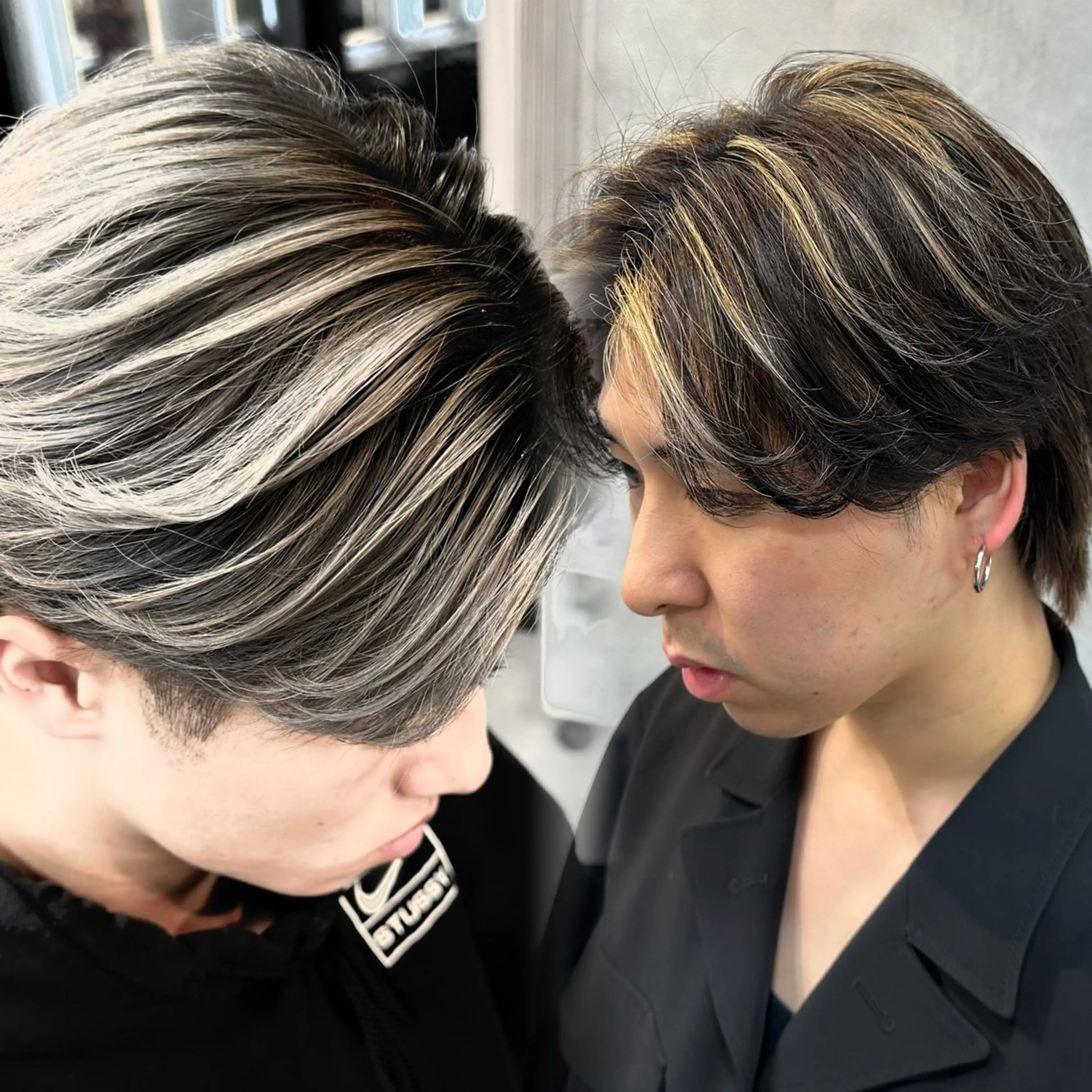 カラー パーマ メンズ メンズバレイヤージュ バレイヤージュ カット ヘアカラー 札幌美容室 /光👑のヘアスタイル