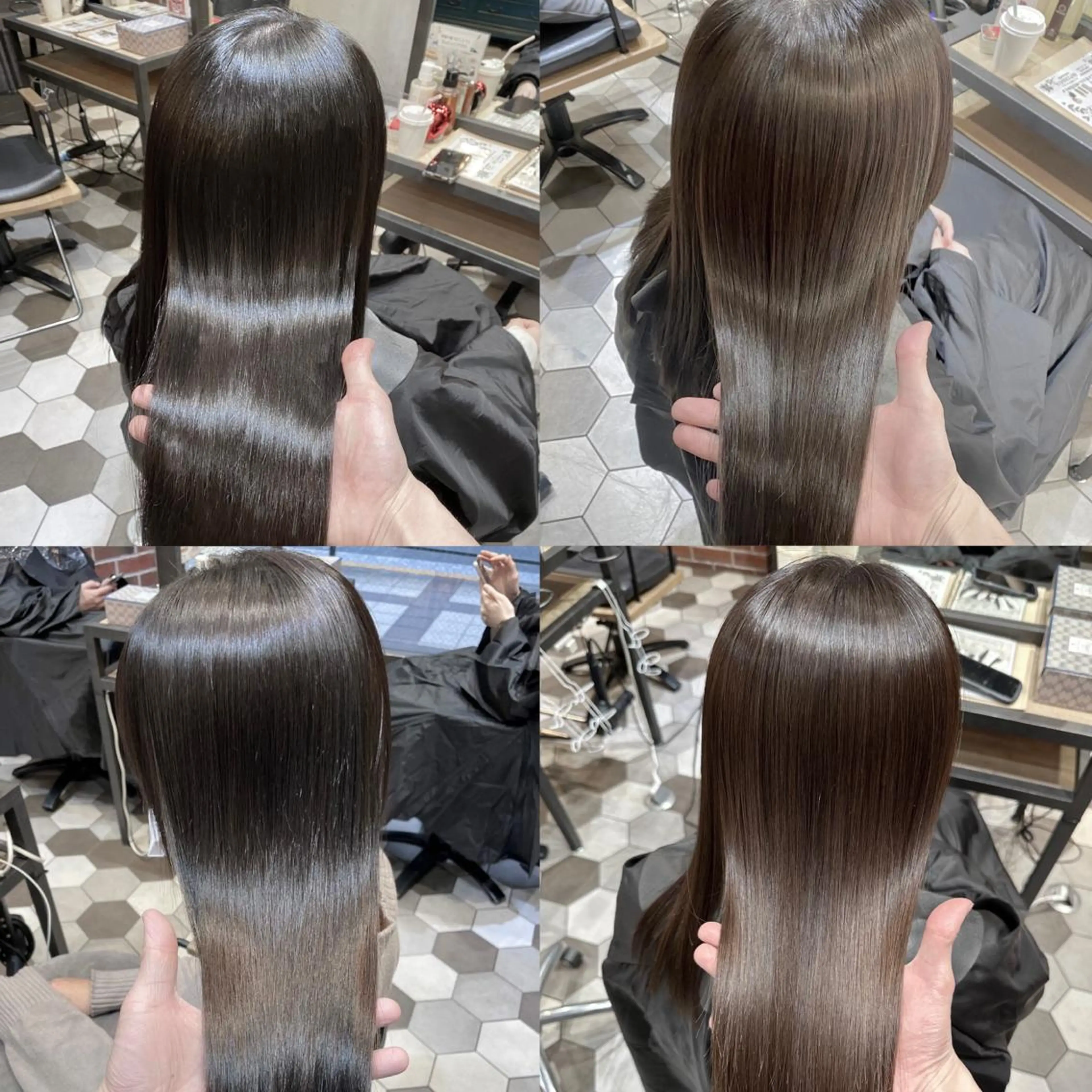 ロング 髪質改善縮毛矯正🫧 村上蒼生のヘアスタイル