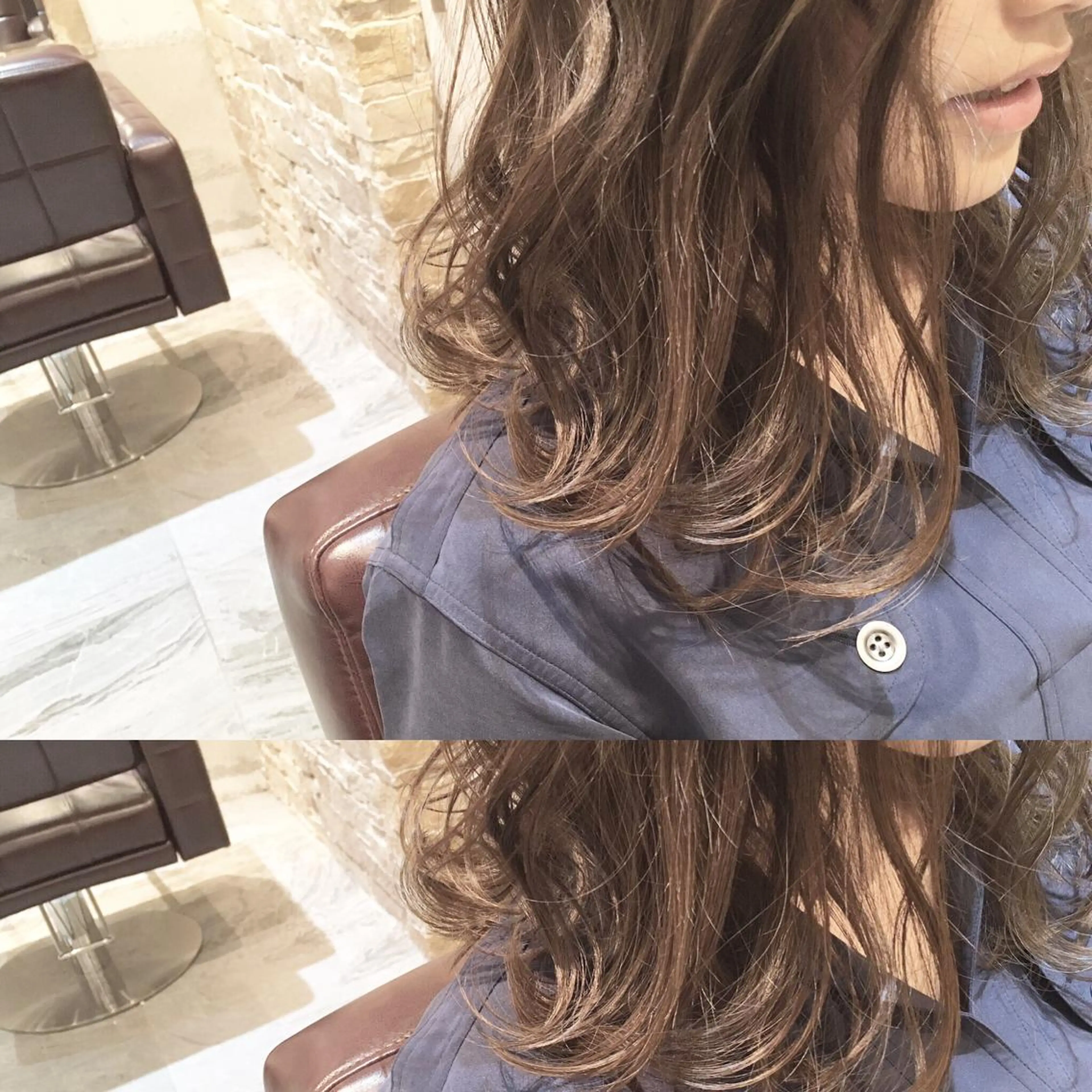 ミディアム カラー youres hair 新宿三丁目所属・髪質改善カラー、美髪 トリートメント専門のヘアスタイル