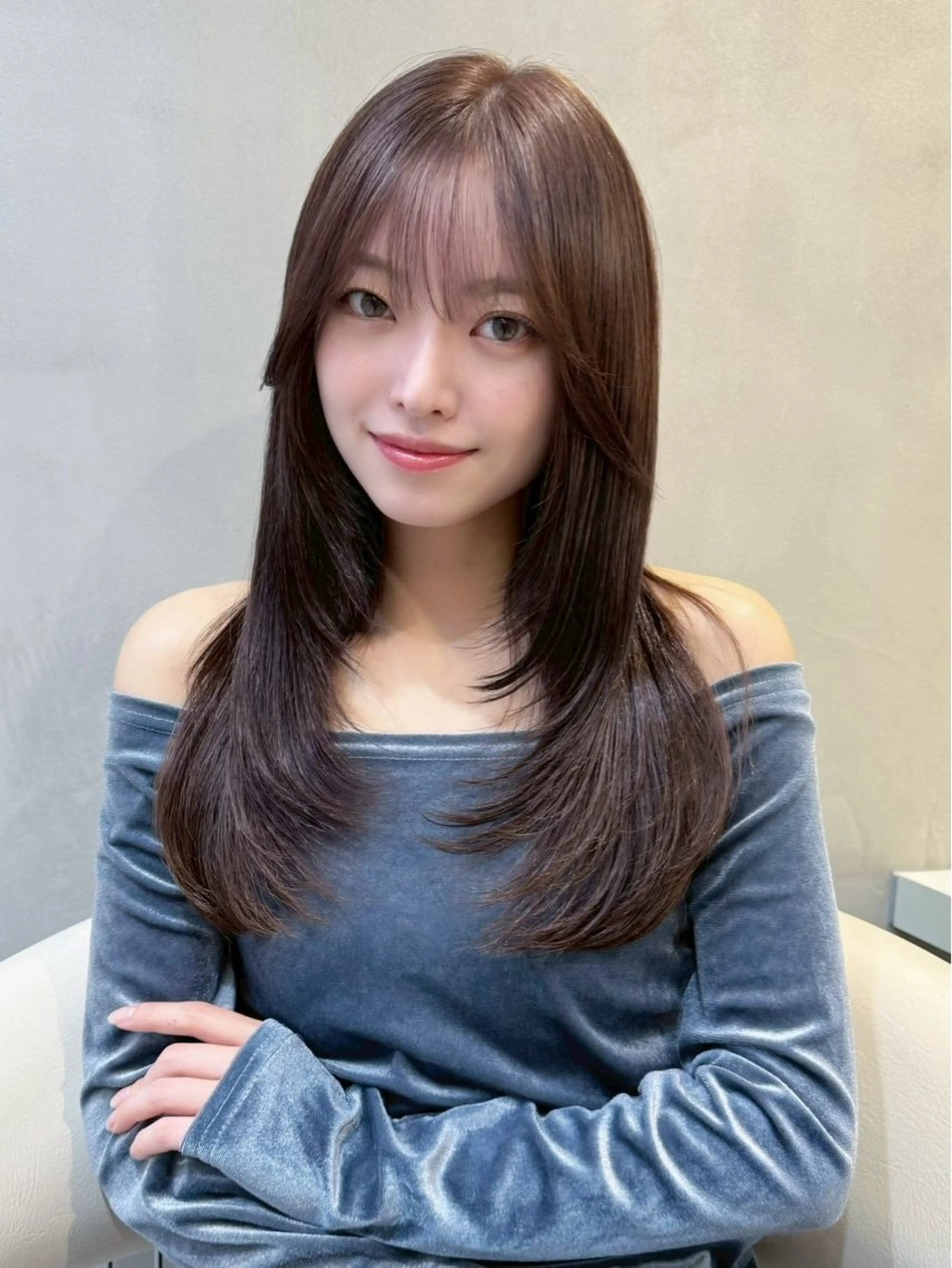 セミロング 🩵縮毛矯正 /🫧harukaのヘアスタイル