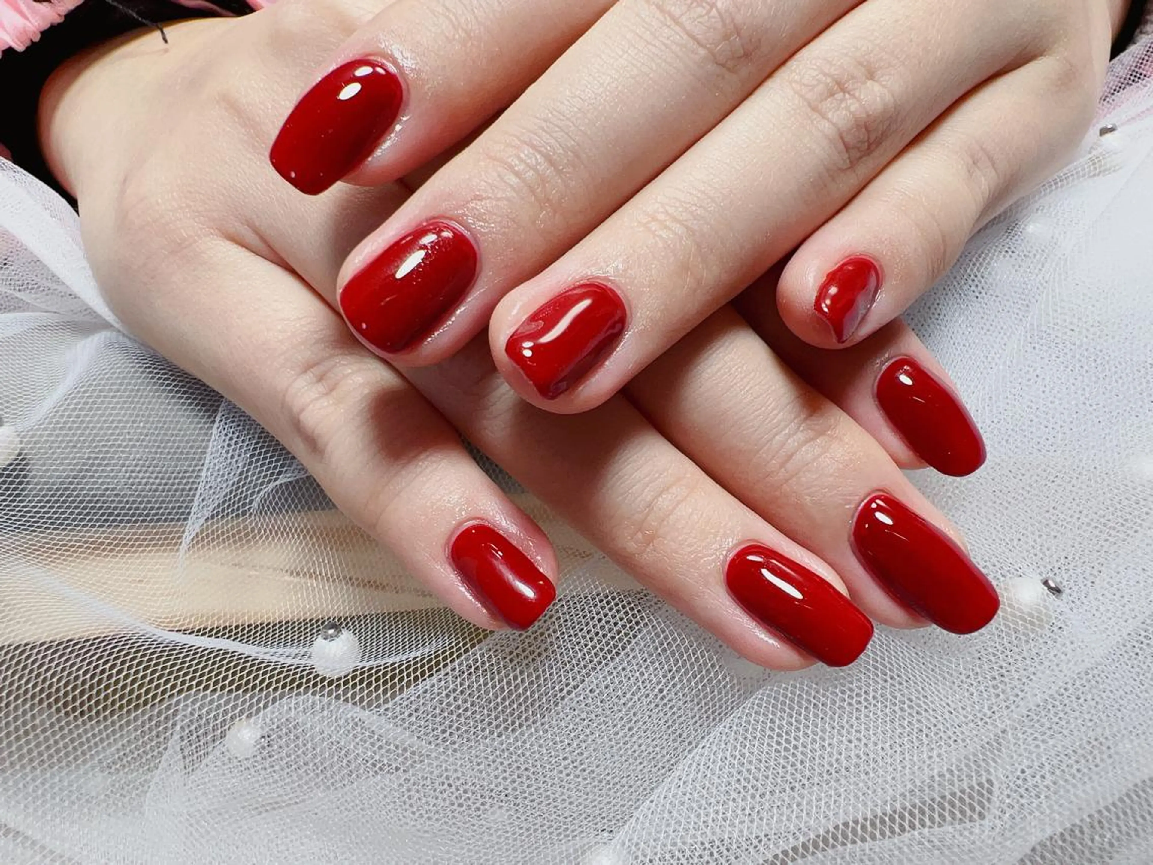 ショート カラー ネイル ハンドネイル Nail NaNaのネイルデザイン