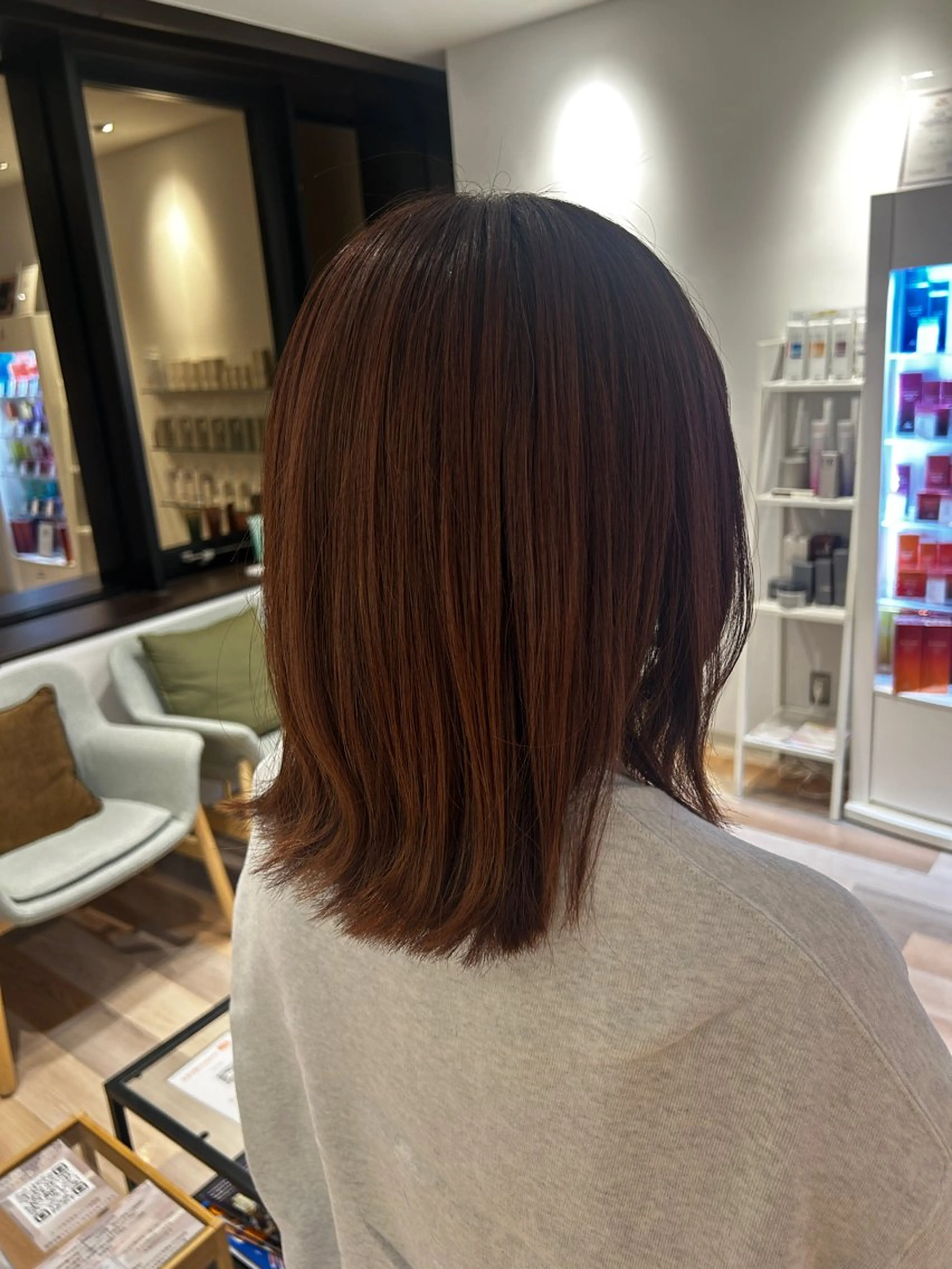 ミディアム 田中 翔子のヘアスタイル
