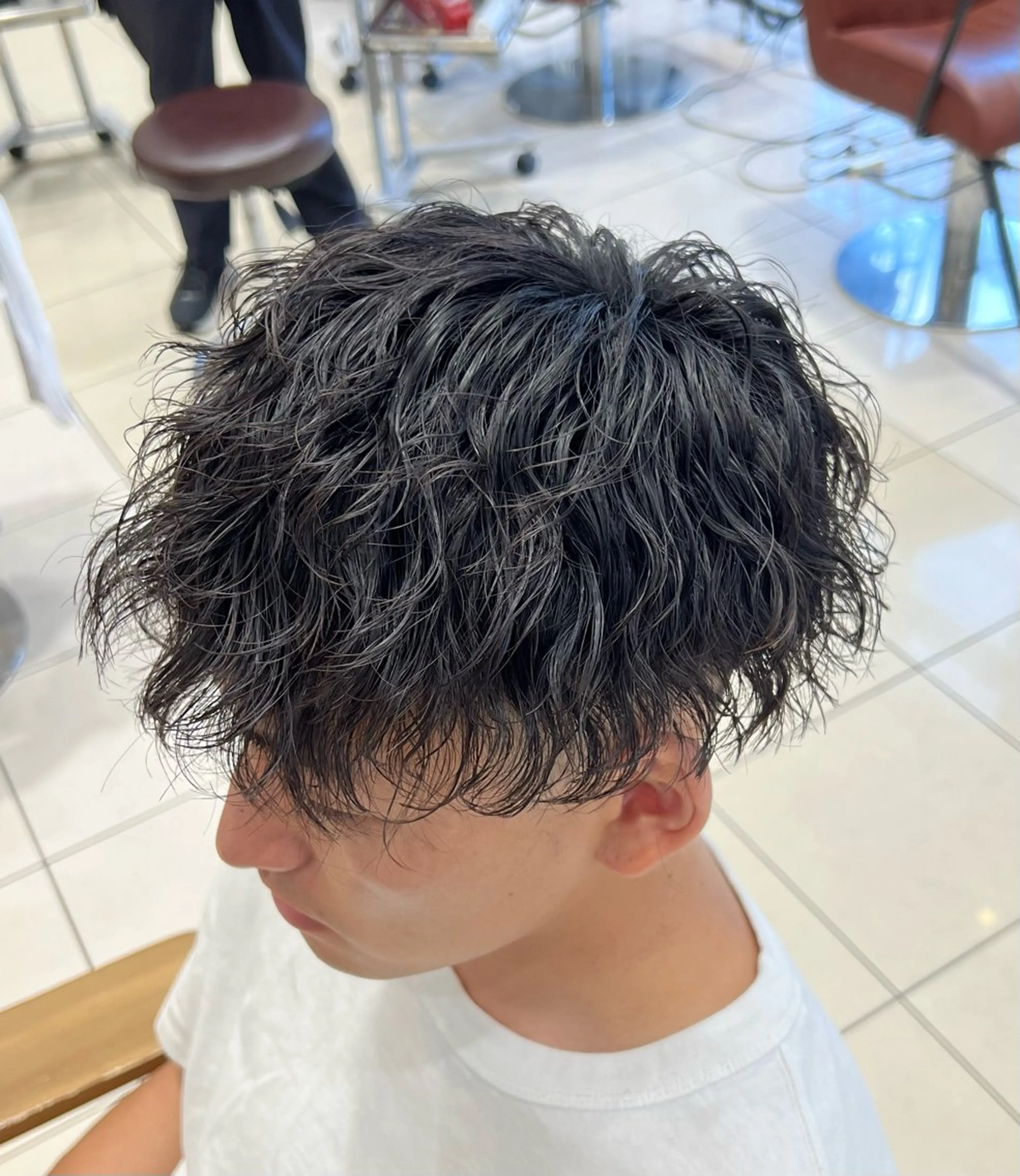 パーマ メンズ メンズパーマ ツイストスパイラルパーマ スパイラルパーマ カット パーマ メンズ特化/勝田駅/ 佐和駅/鈴木輝瑠/のヘアスタイル