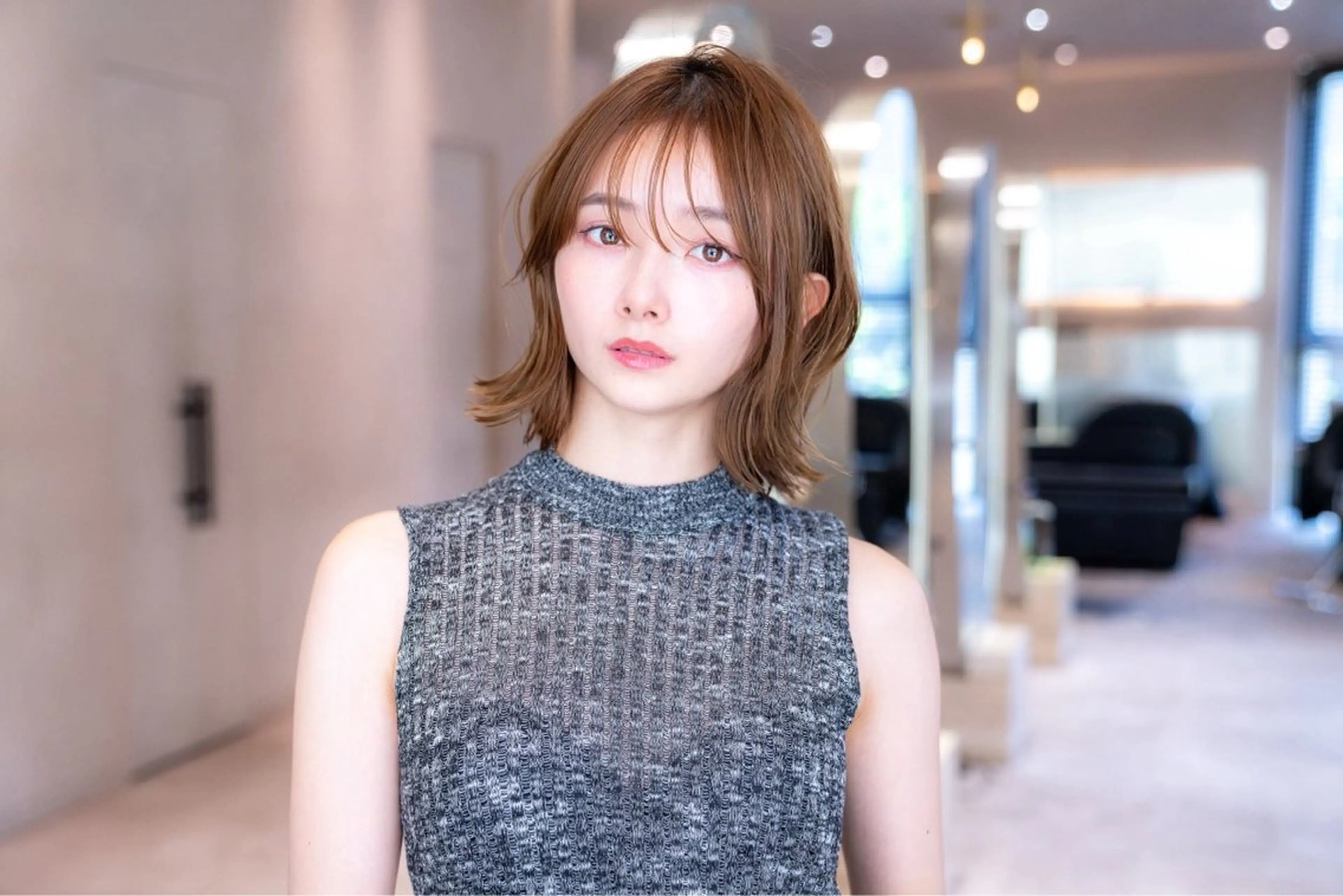 ミディアム 髪質改善 トリートメント 韓国ヘア/レイヤー そーた/渋谷駅のヘアスタイル