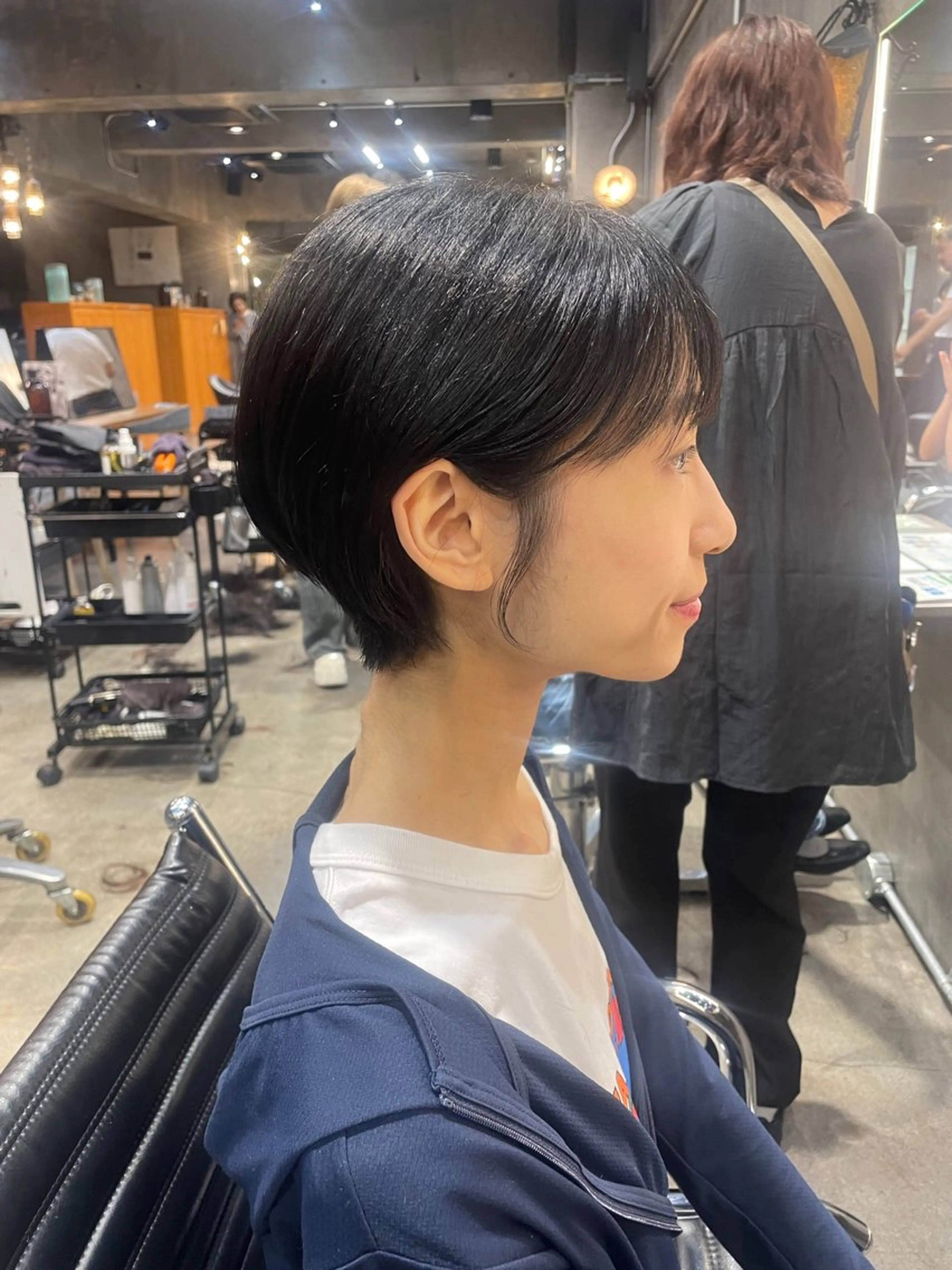 ショート カラー RIN／韓国ヘア レイヤーカットのヘアスタイル