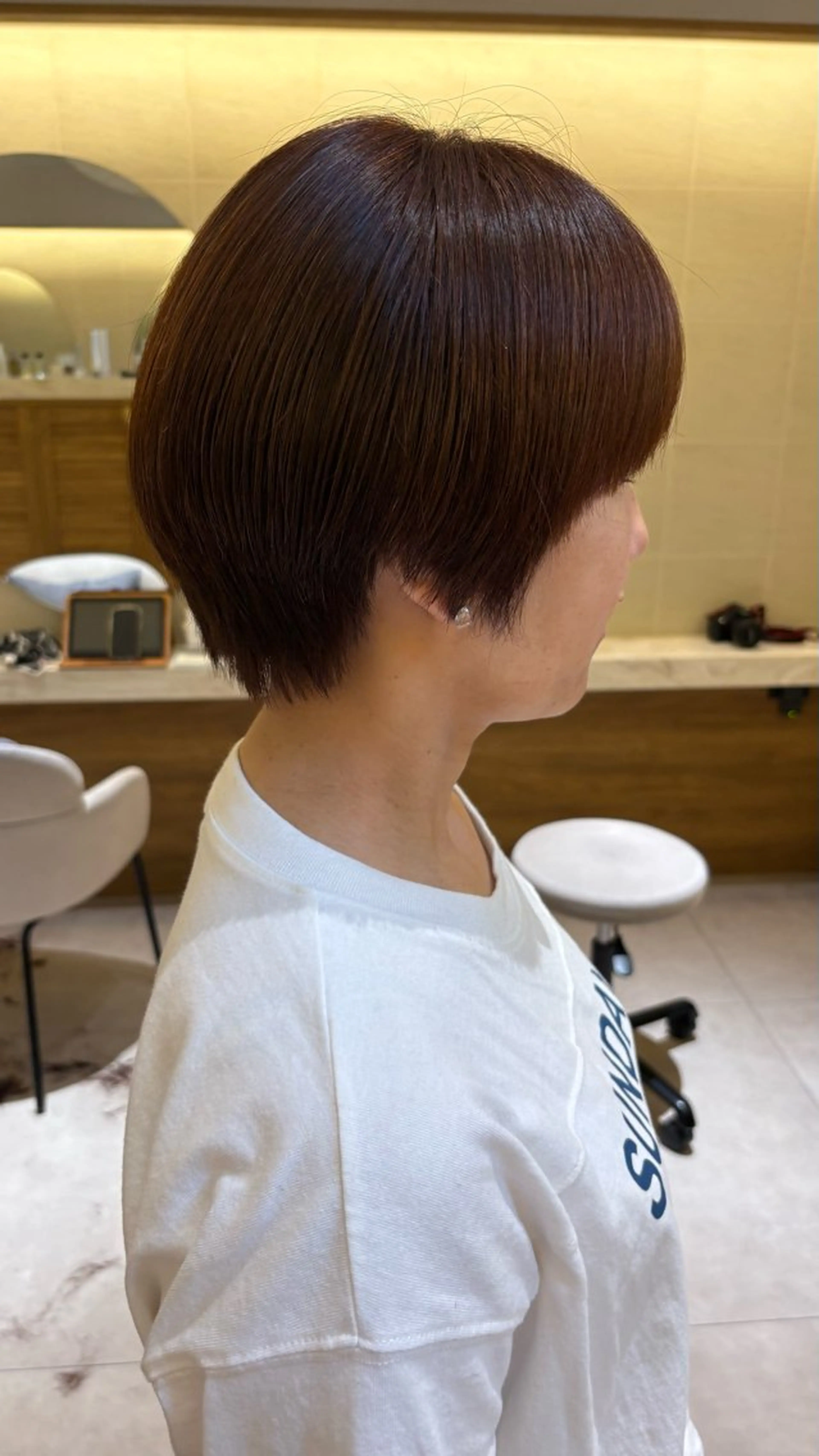 ショート 《無料カットモデル / perm》ナミのヘアスタイル