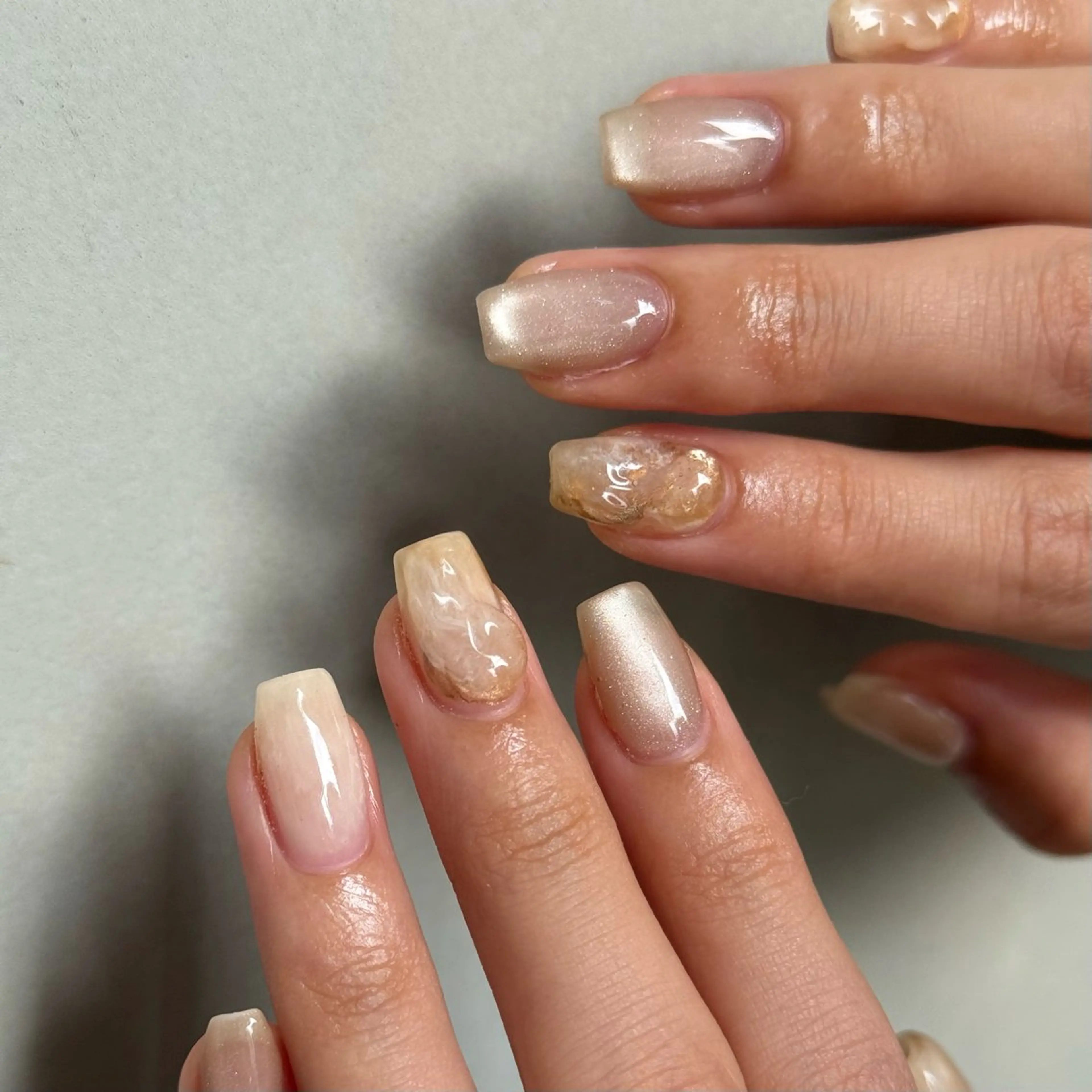 ネイル ニュアンスネイル Manon Yuiのネイルデザイン