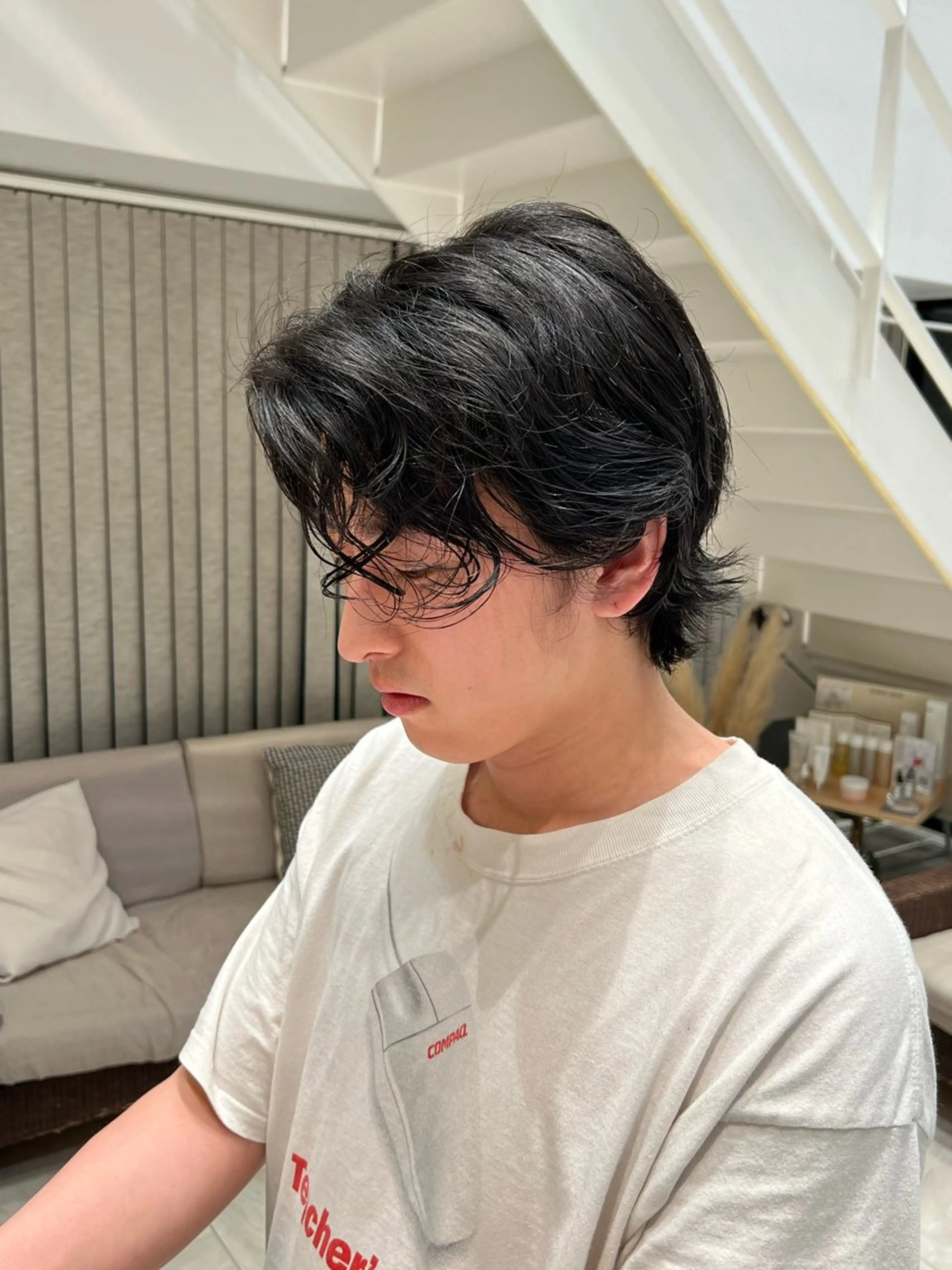 パーマ m.slashセンター南店所属・東 大介メンズ特化のヘアスタイル