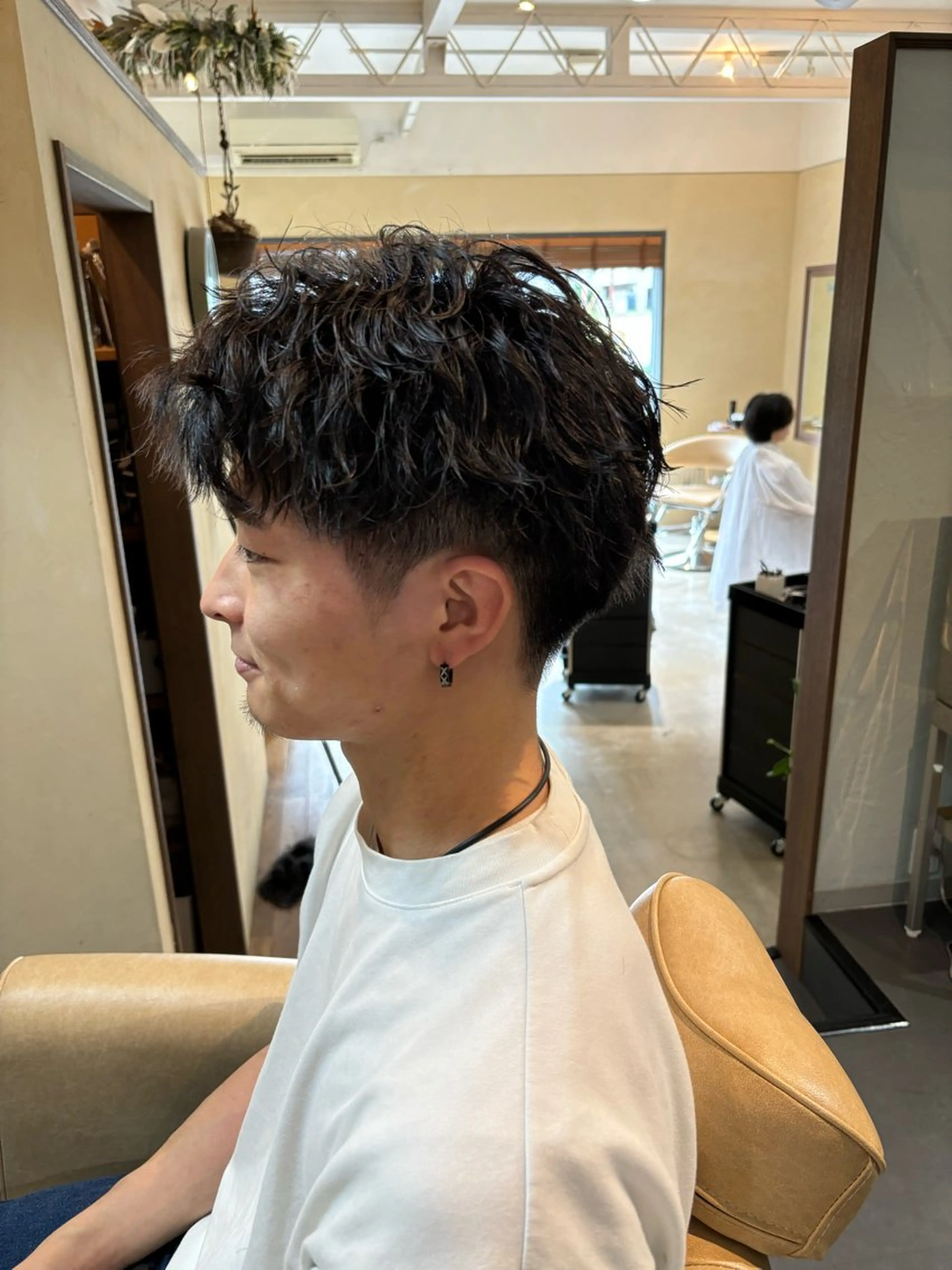 ショート メンズ カット パーマ トリートメント 鹿児島 TSUBASAのヘアスタイル