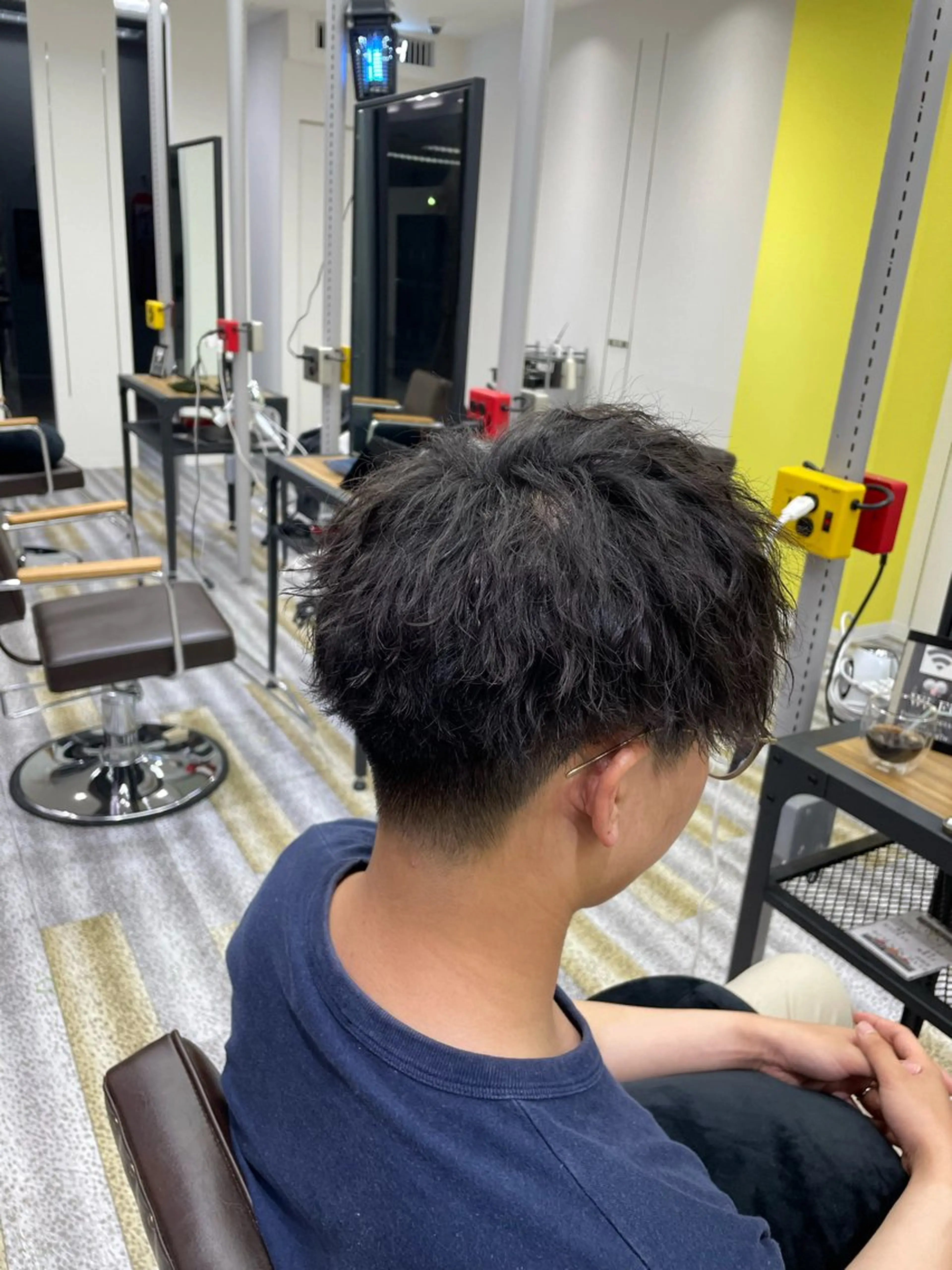 ショート パーマ メンズ メンズパーマ ツイストスパイラルパーマ スパイラルパーマ カット パーマ 【メンズ特化】岩瀬 武【メンズパーマ】のヘアスタイル