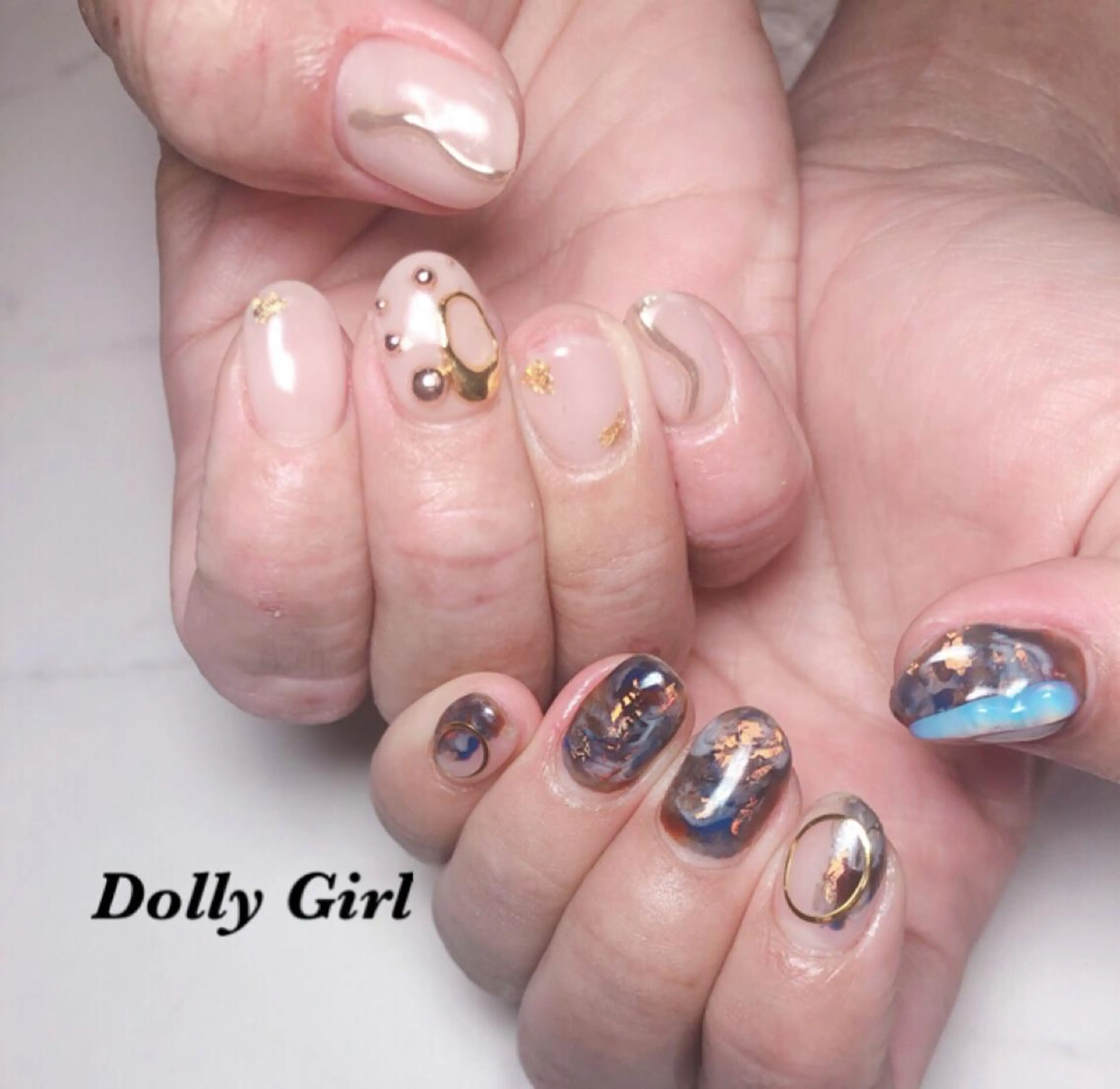 ネイル 個室ネイルサロンDolly  Girl〜ドーリーガール〜所属・DollyGirl KYOKOのネイルデザイン