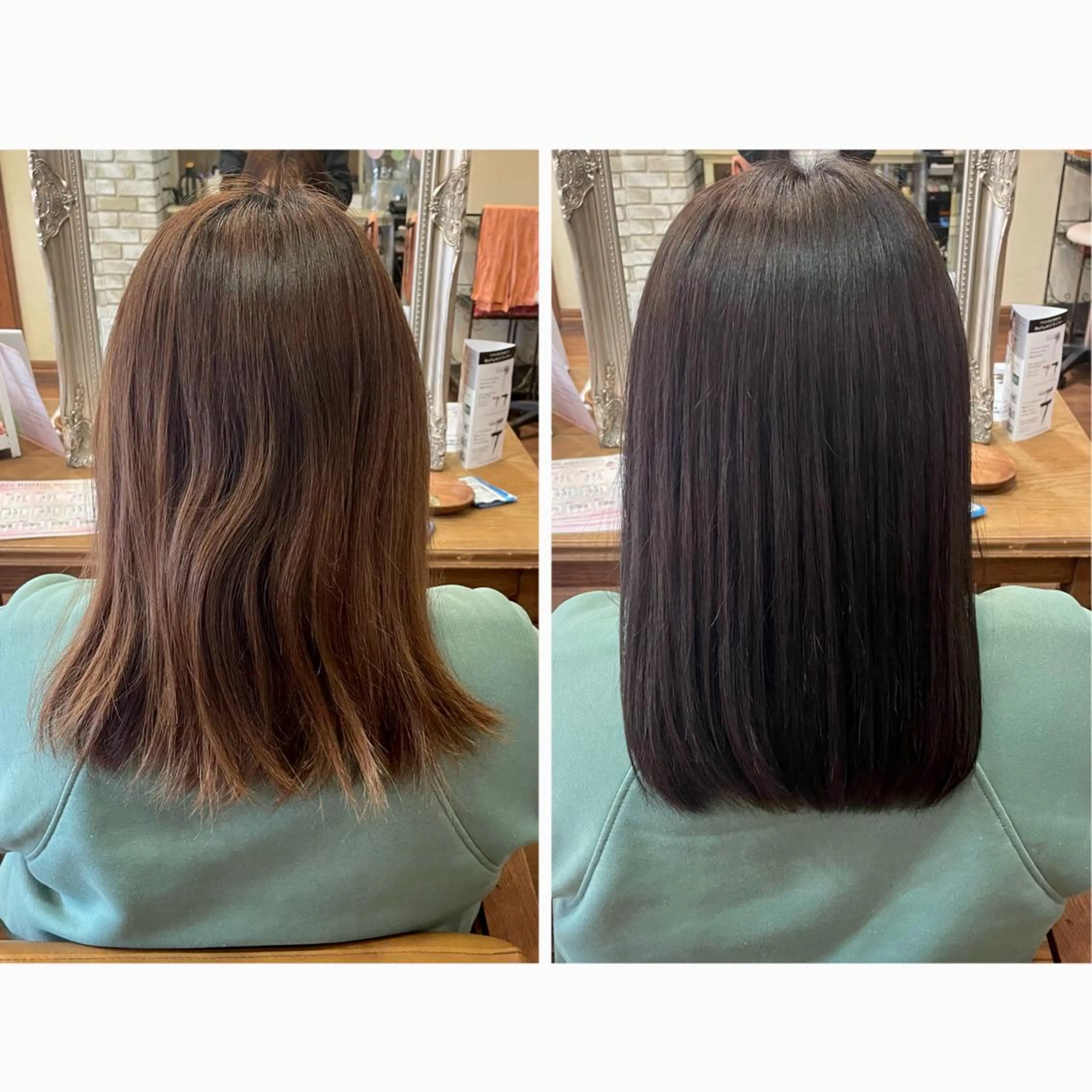 ミディアム カラー カット ヘアカラー トリートメント 中村咲月/髪質改善 /耳つぼジュエリーのヘアスタイル