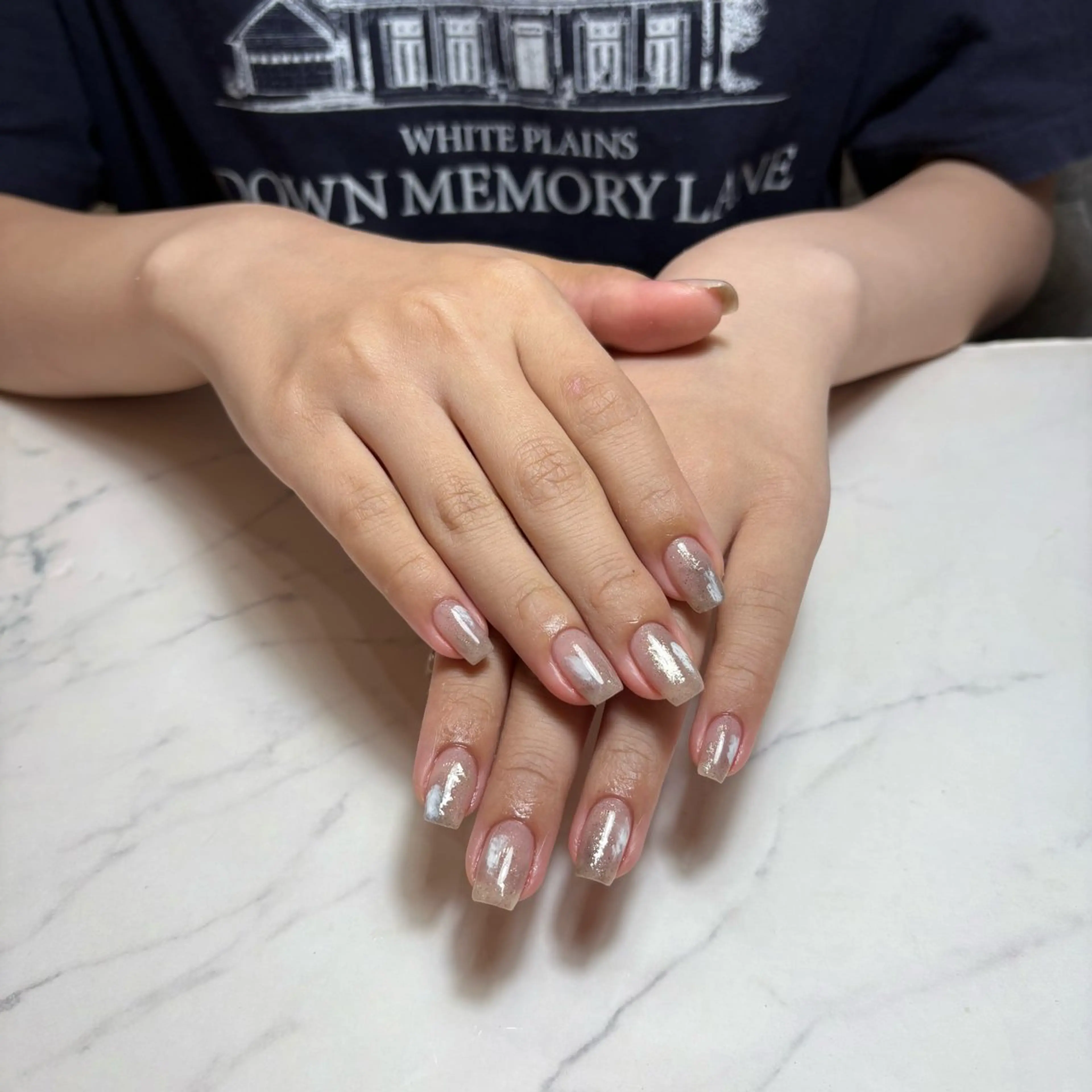 ネイル ニュアンスネイル 💫 さりのネイルデザイン