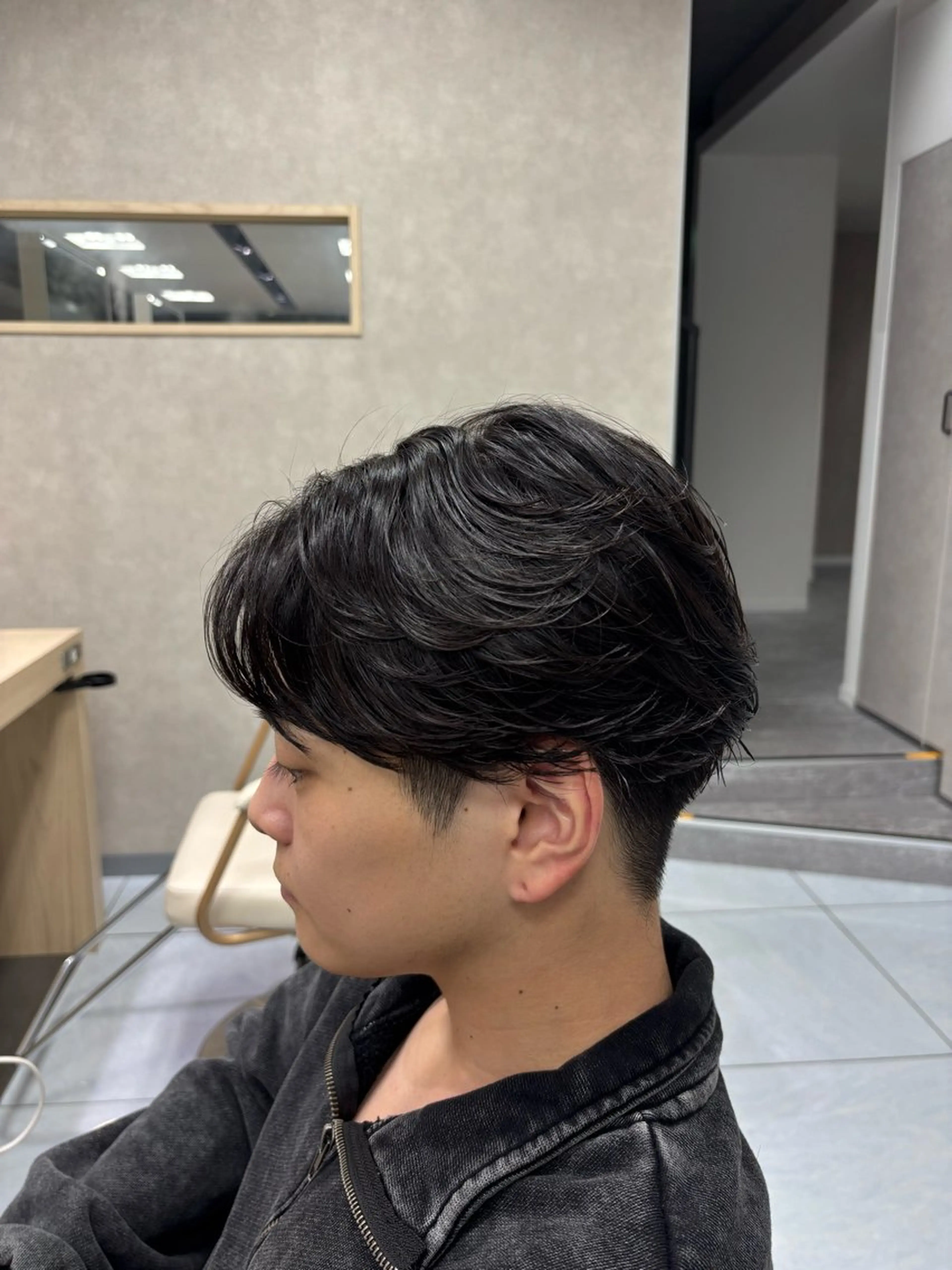 ショート パーマ メンズ カット パーマ メンズ特化韓国風 パーマスタイル/りんのヘアスタイル