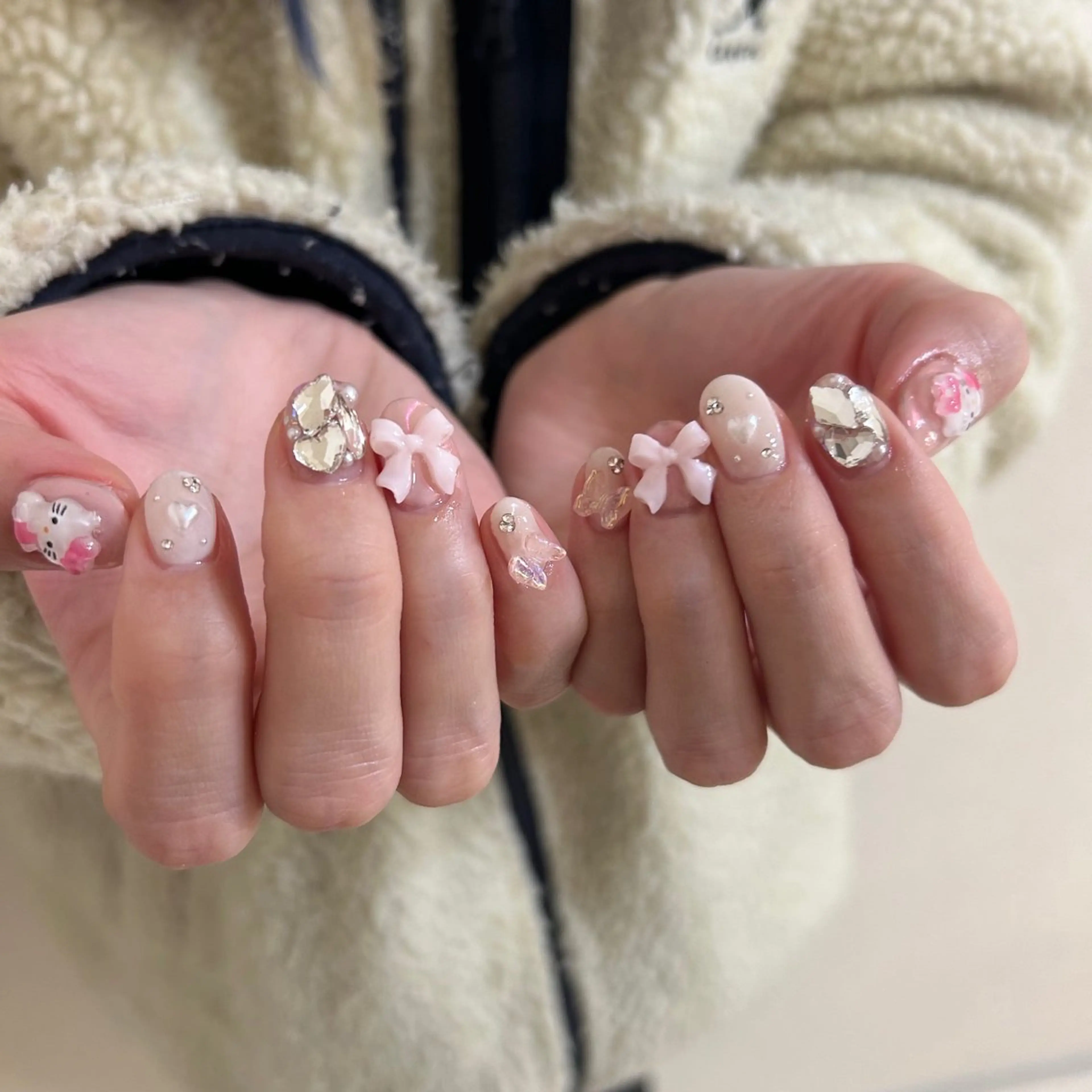 ネイル ブルー フットネイル ジェルネイル キラキラネイル 韓国ネイル RooM -produce by maynail-所属・RooM -mizuki-のネイルデザイン