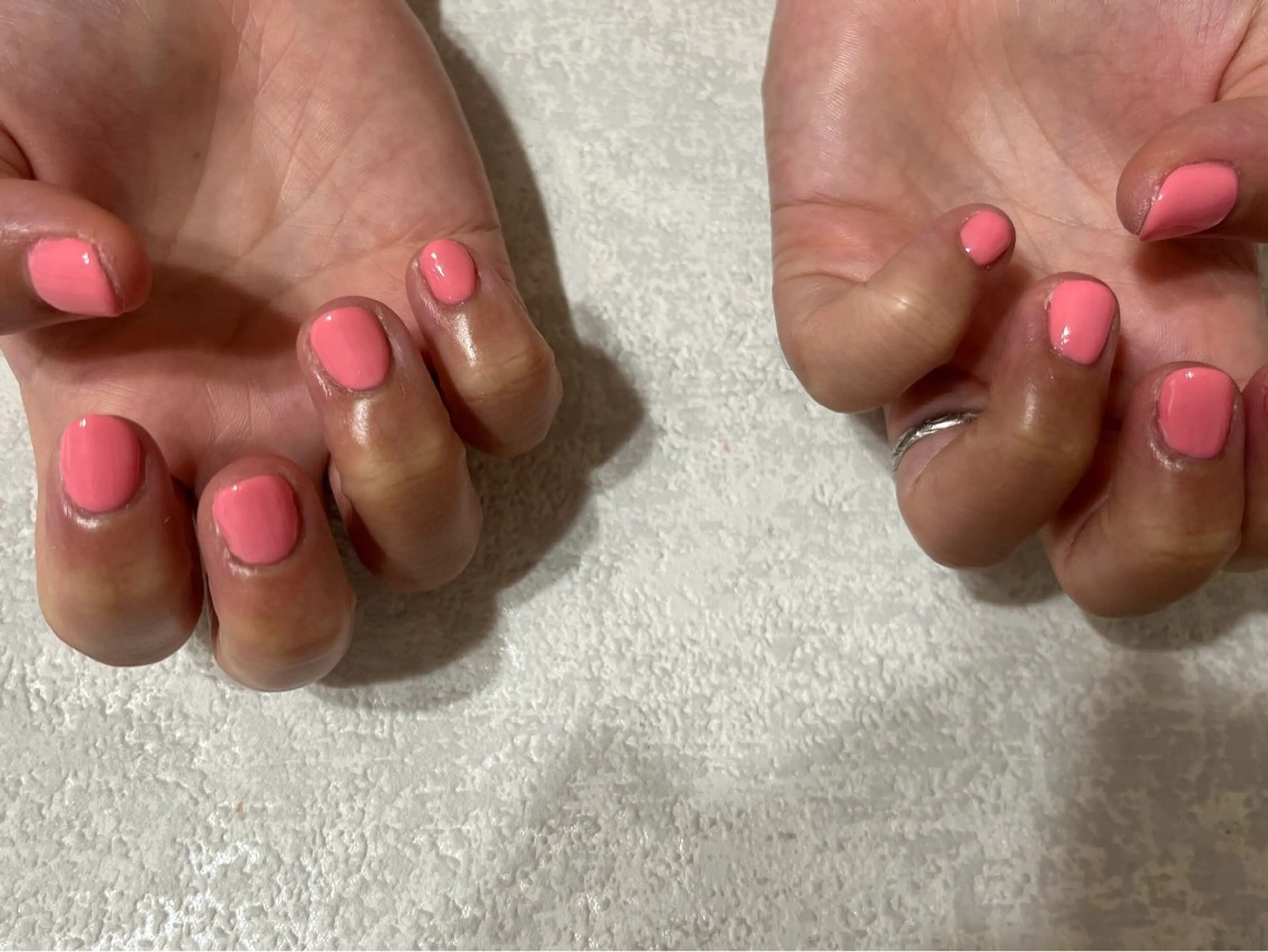 ネイル オーロラネイル フットネイル フレンチネイル ジェルネイル 韓国ネイル kikinail 溝の口のネイルデザイン