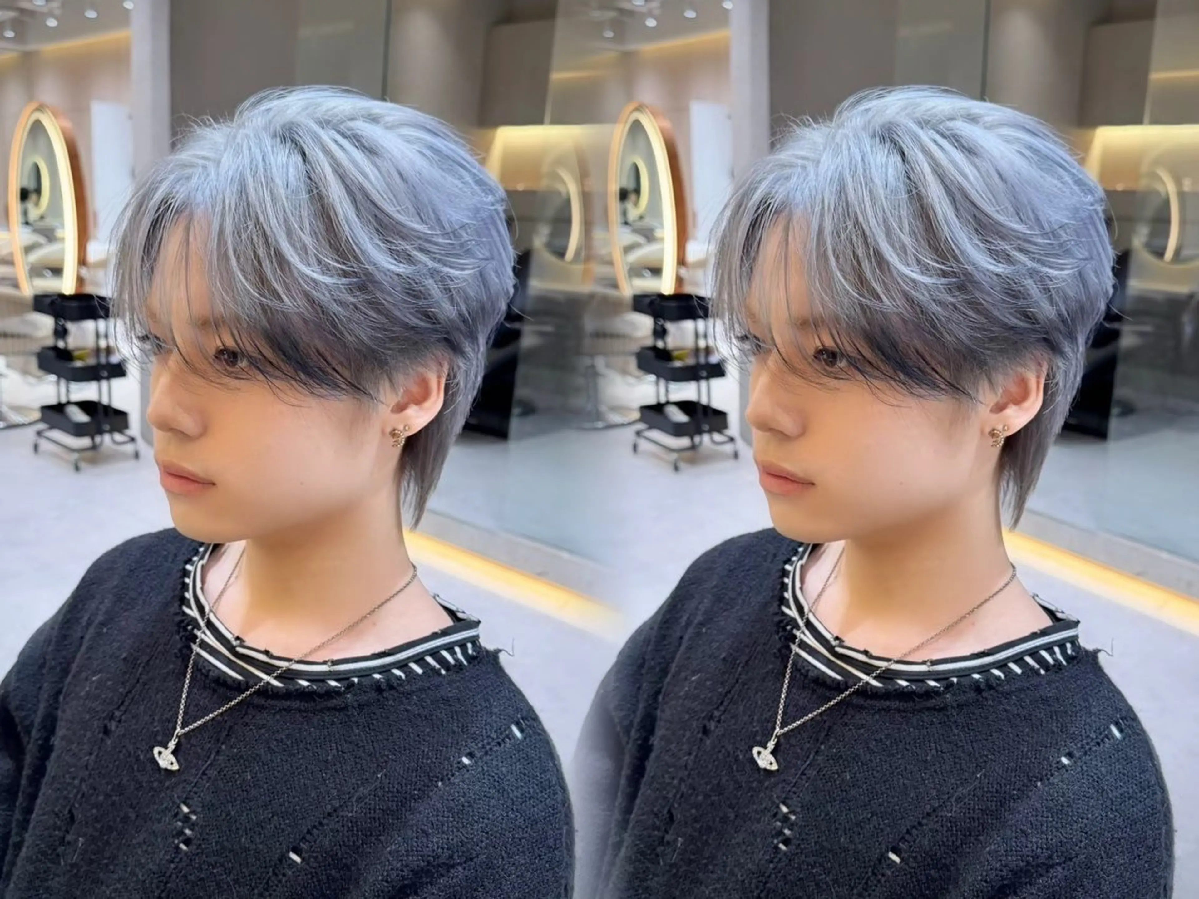 【❄️12月限定メニュー‼️】✂️カット＆カラー🌈特別に通常料金から35%offの¥7000でお取りできます！の写真