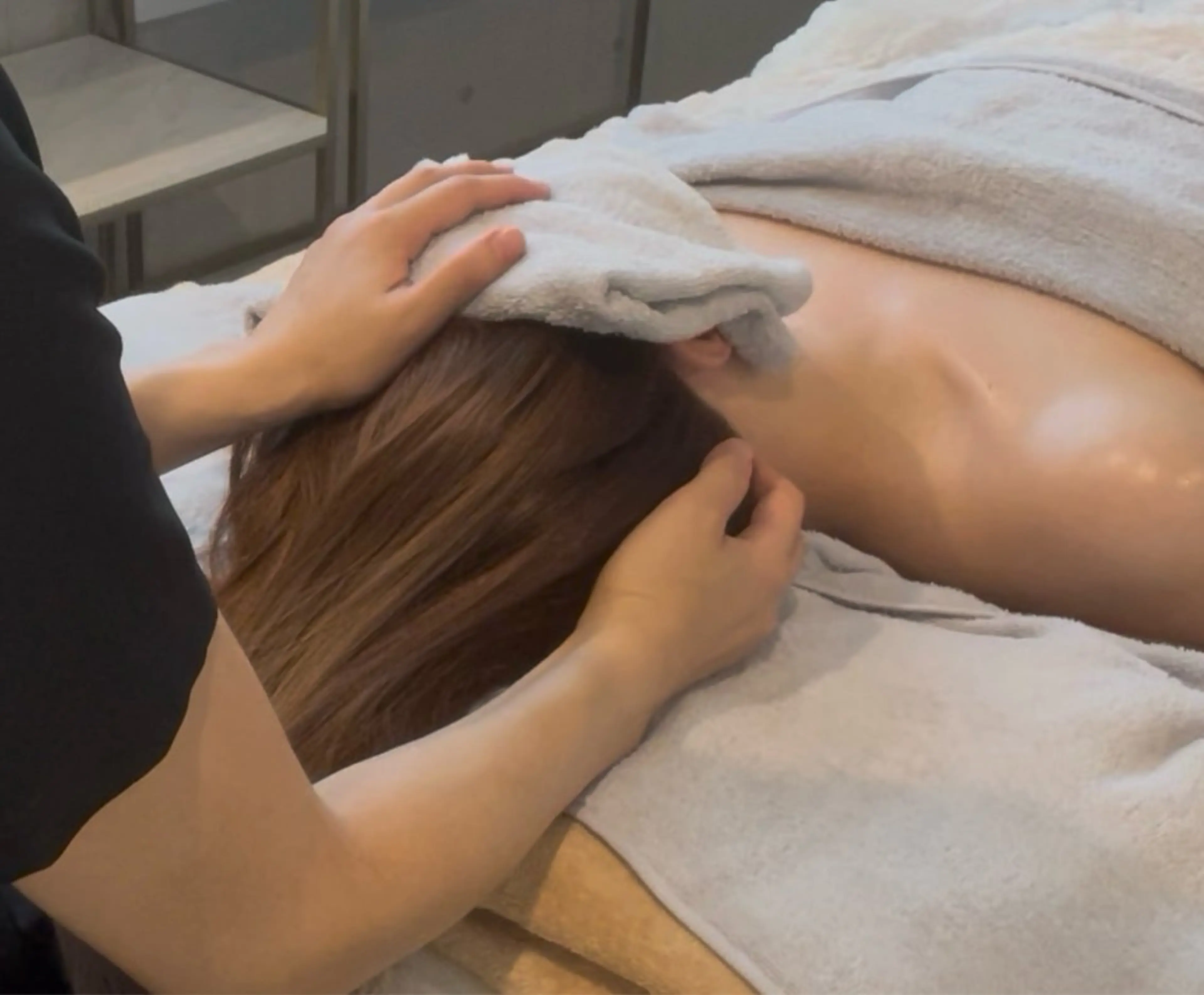 首肩凝り／眼精疲労🤍ドライヘッドスパ50分¥5500の写真