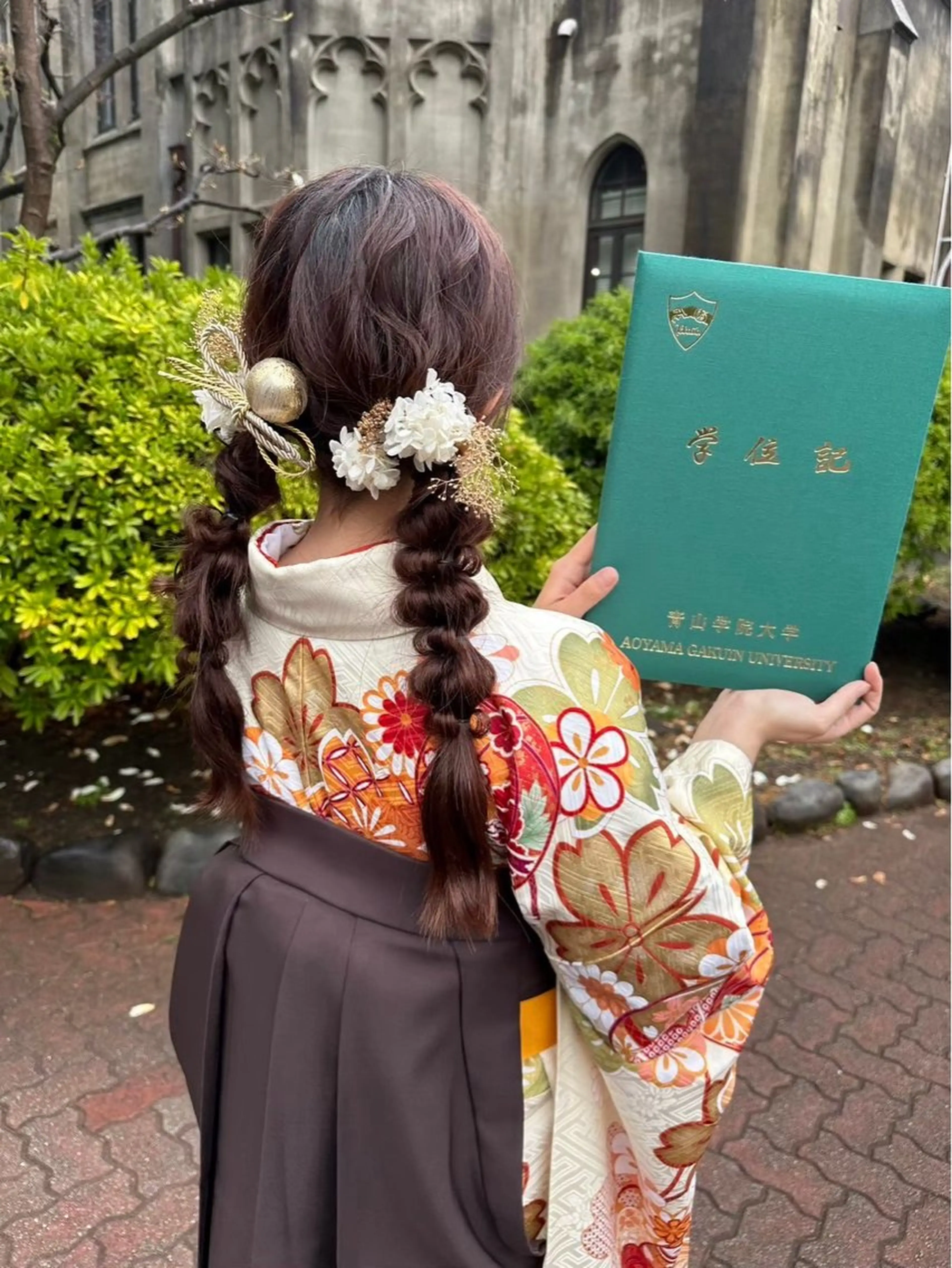 ヘアアレンジ アレンジ/ブラウン カラー HARU🕯のヘアスタイル