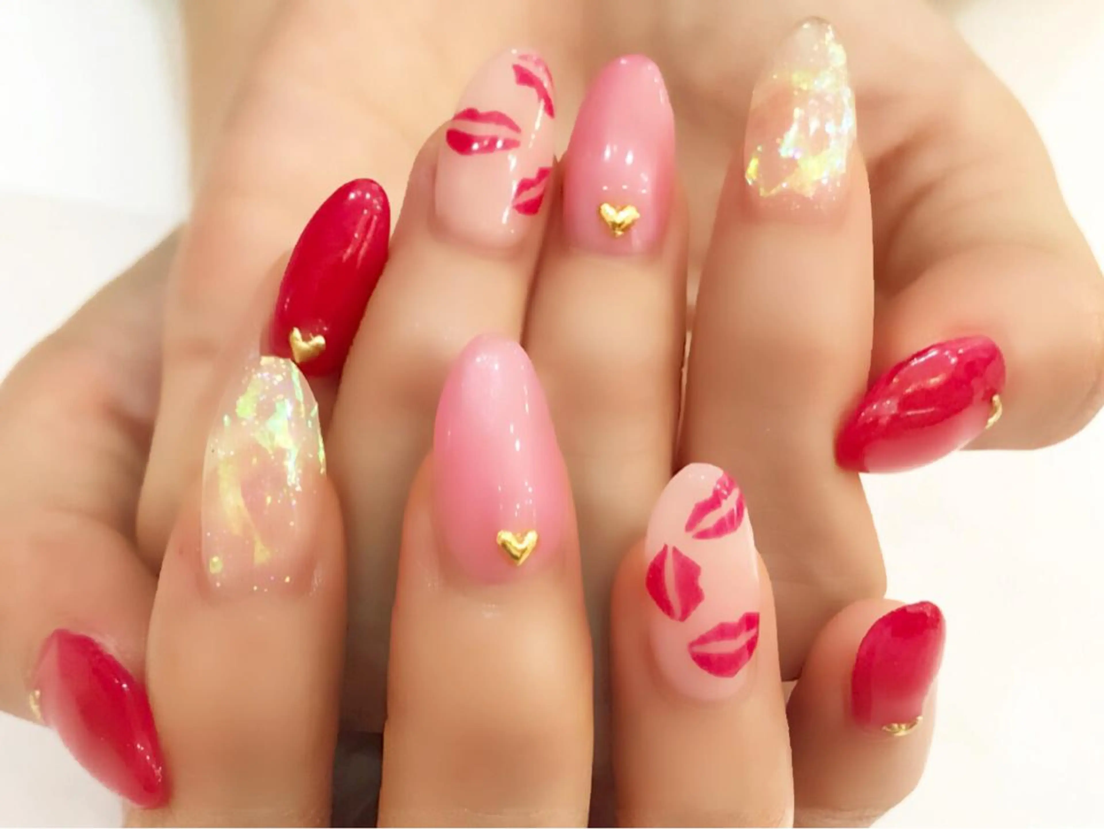 セミロング カラー メンズ キッズ ネイル 学生（メンズ向け） ピンクカラー 学生 アートネイル フットネイル NAILSGOGO shibuyaのネイルデザイン