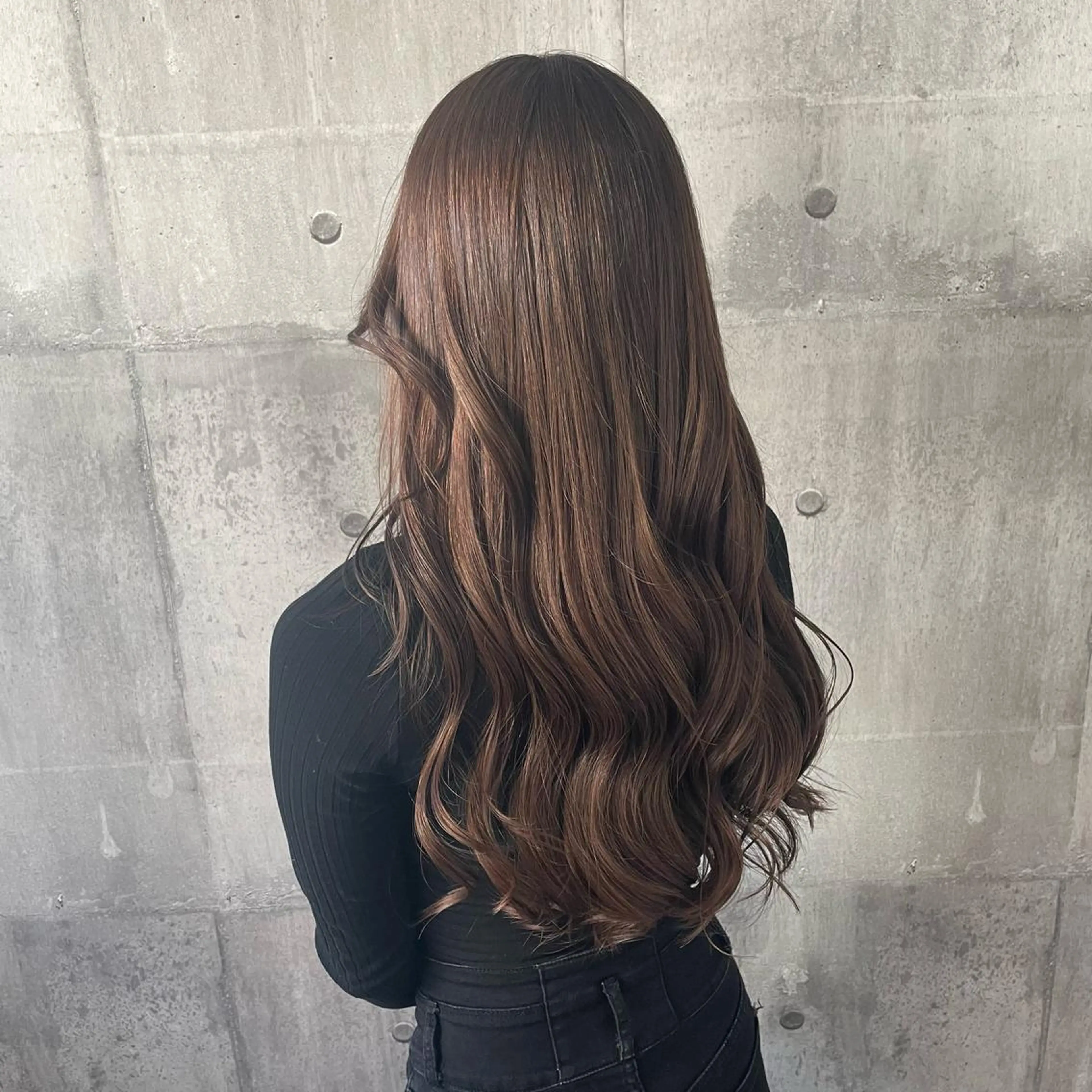 ロング カラー ブラウンカラー ヘアカラー トリートメント Hair Labo ASH所属・Hair Labo ASH  あみん♡のヘアスタイル