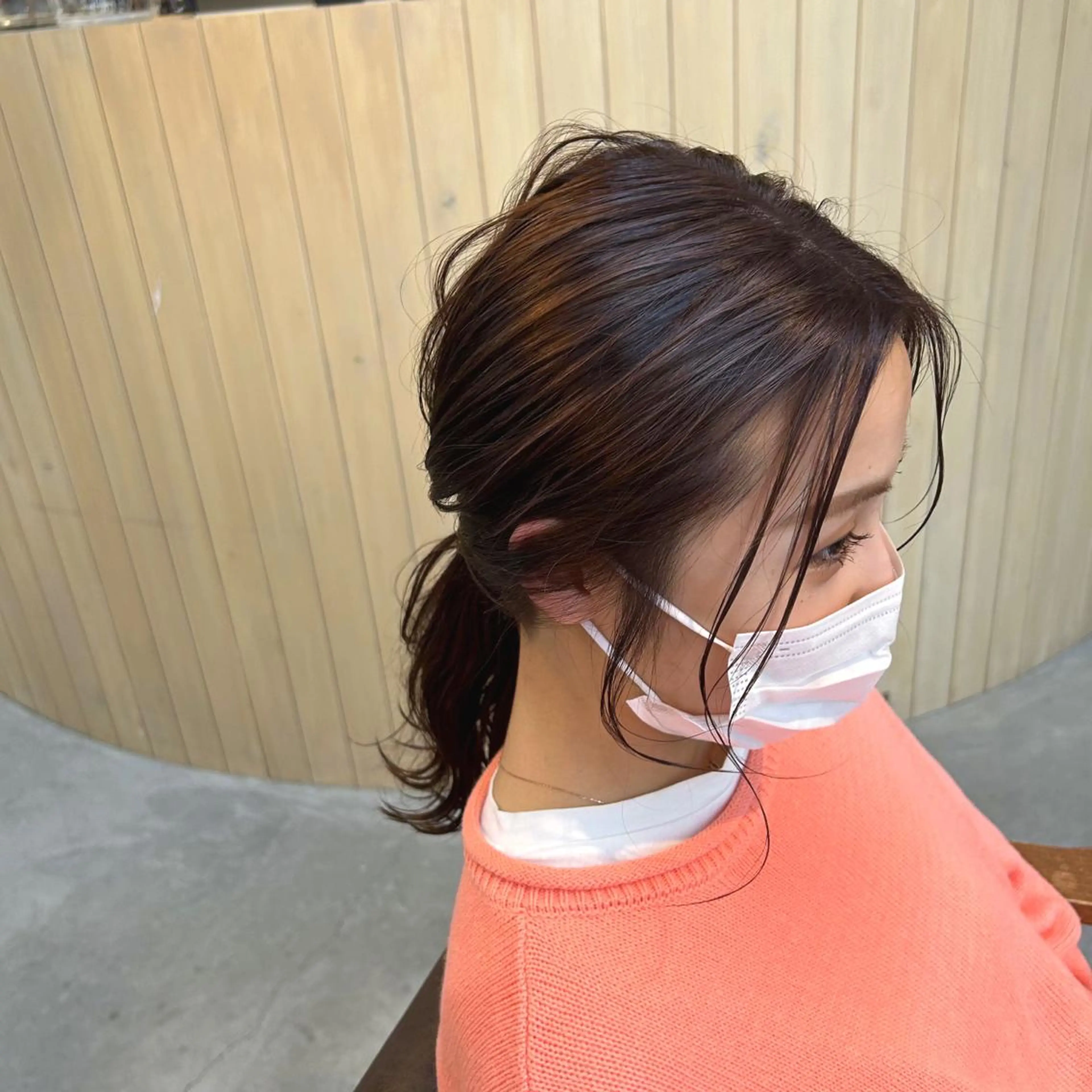 ミディアム カット ヘアカラー kachina所属・綿貫 美雪のヘアスタイル