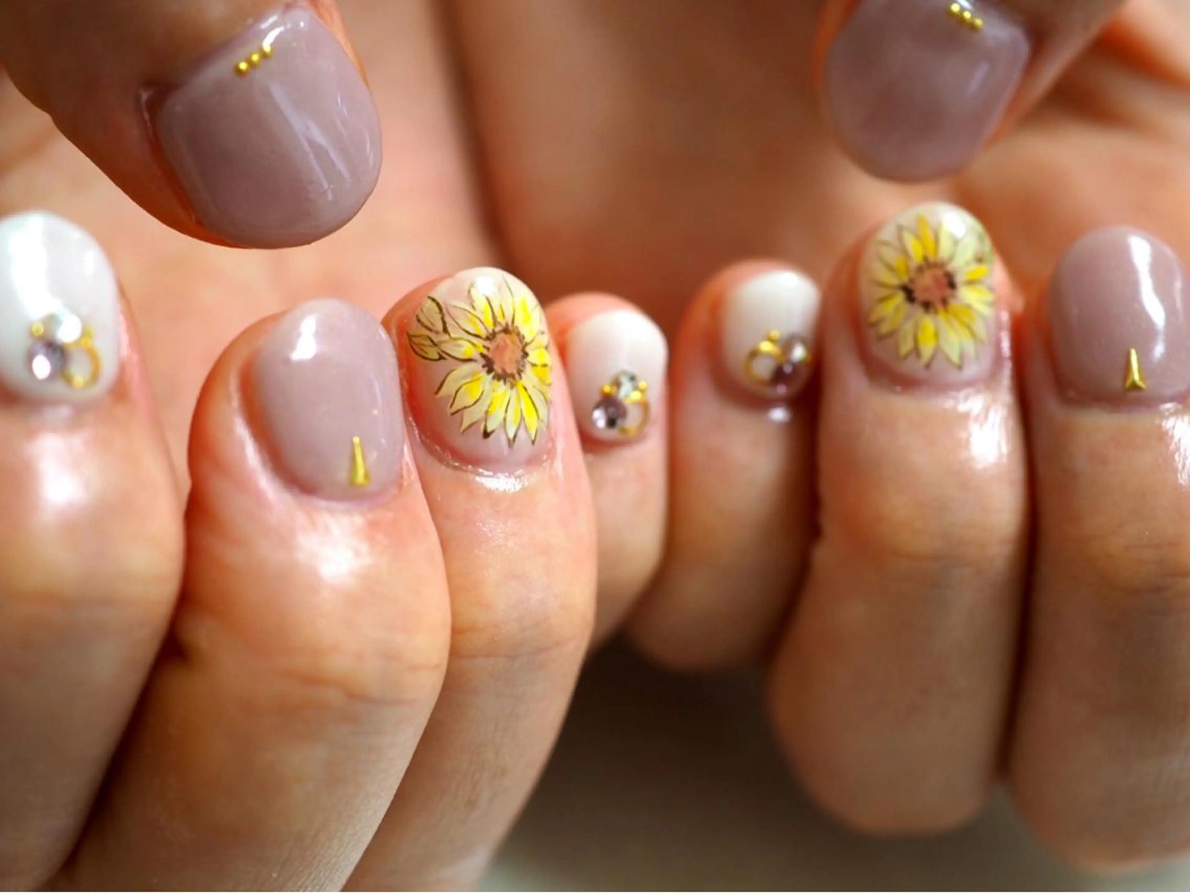 ネイル ワンカラーネイル Mogu nail 二子玉川のネイルデザイン