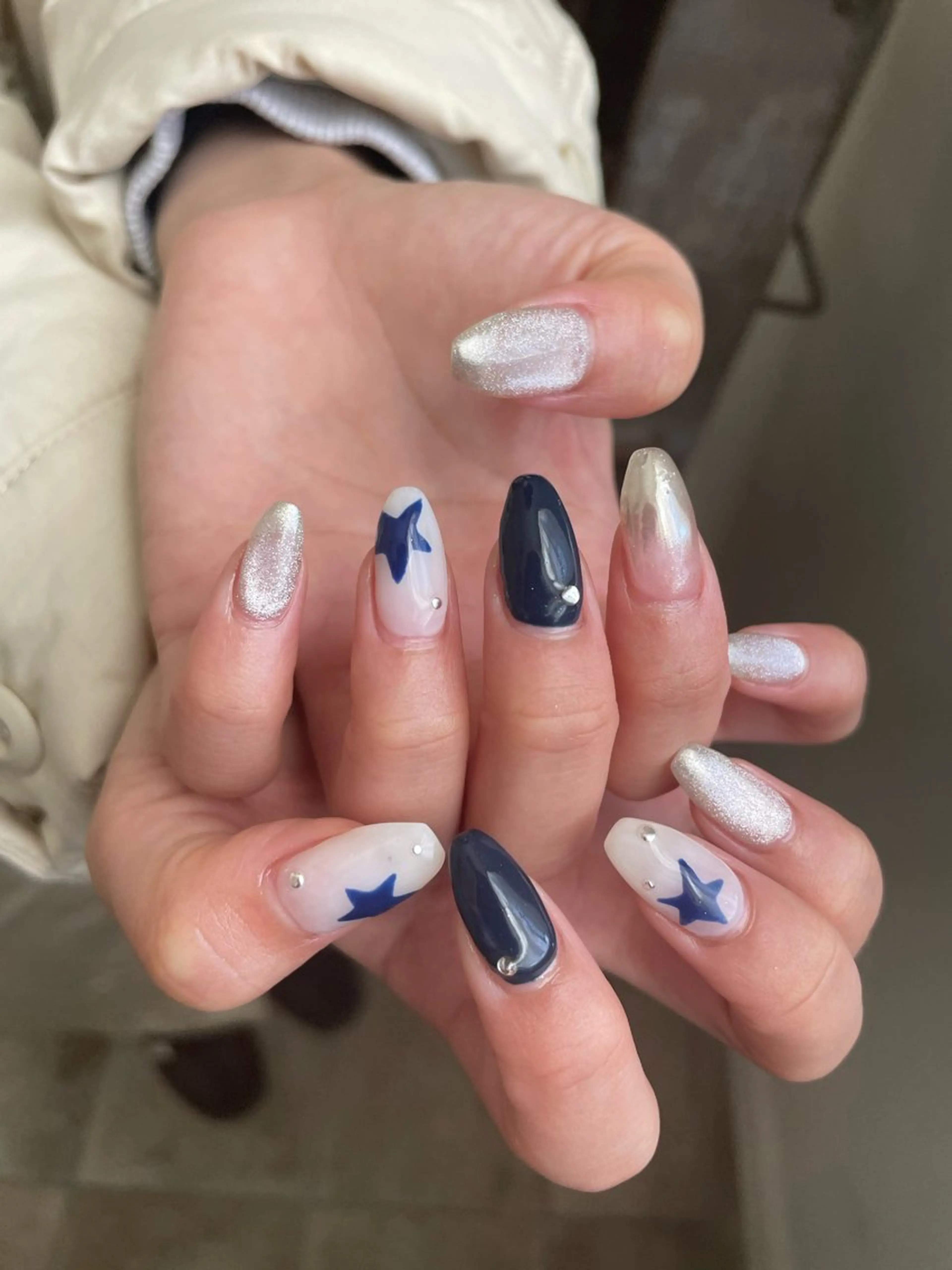 ネイル ハンドネイル 甲府市徳行 🧸prunelleのネイルデザイン