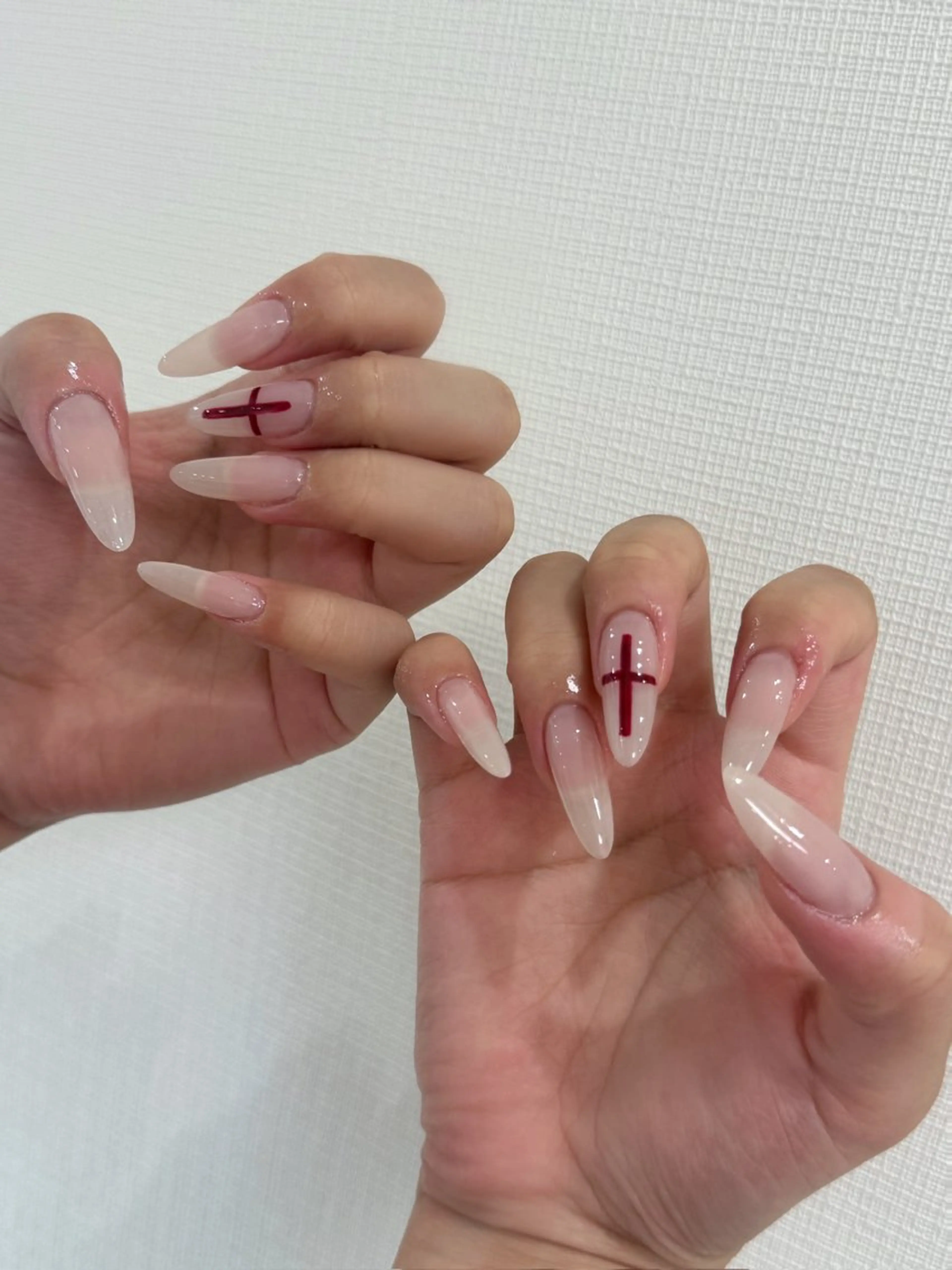 ネイル Chiara チップ長さ出しのネイルデザイン