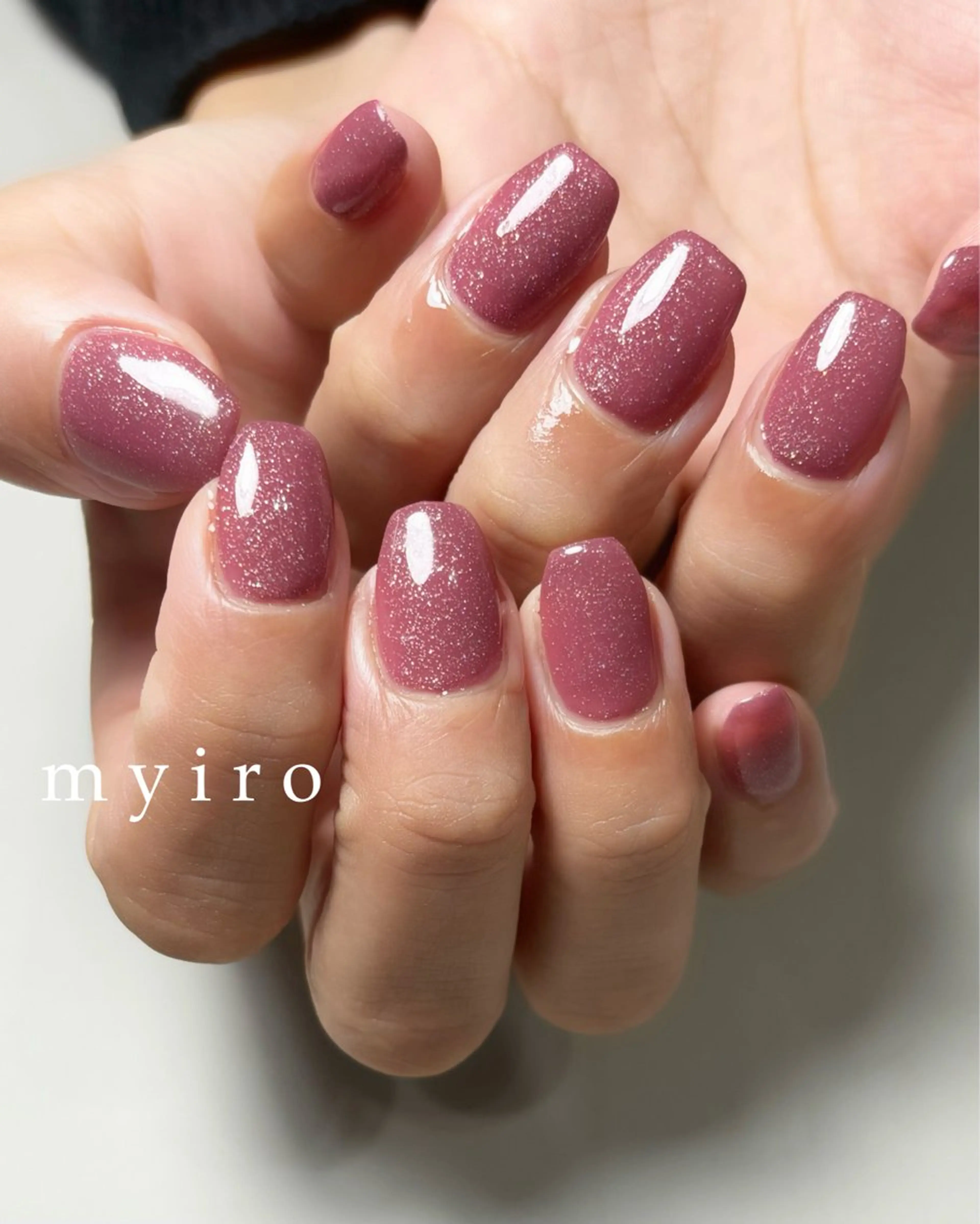 ネイル ワンカラーネイル myiro【マイロ】 林のネイルデザイン