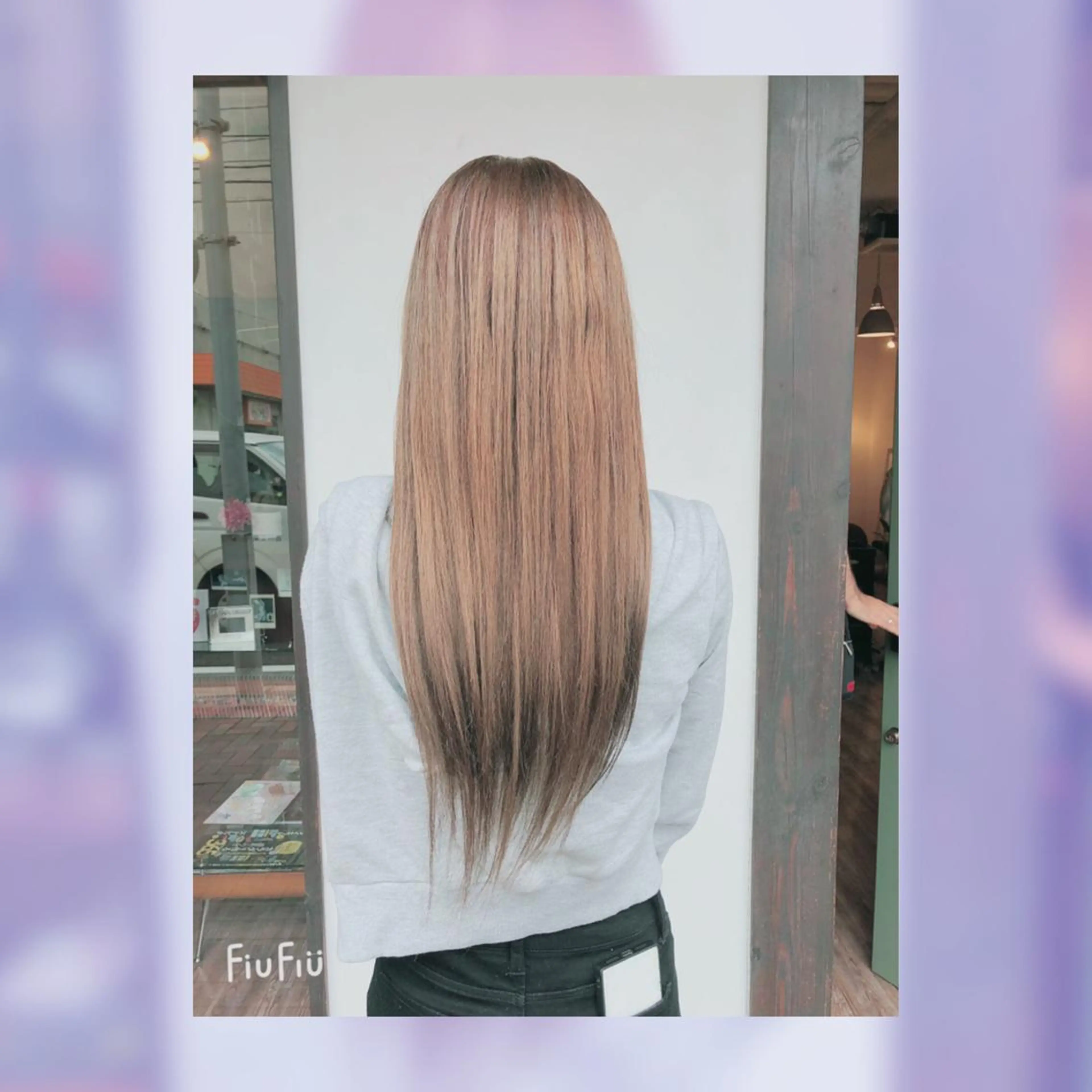 ロング カラー ベージュカラー ミルクティーベージュ 華 HANA所属・✨素髪を美しくする✨ 志賀 和雅のヘアスタイル