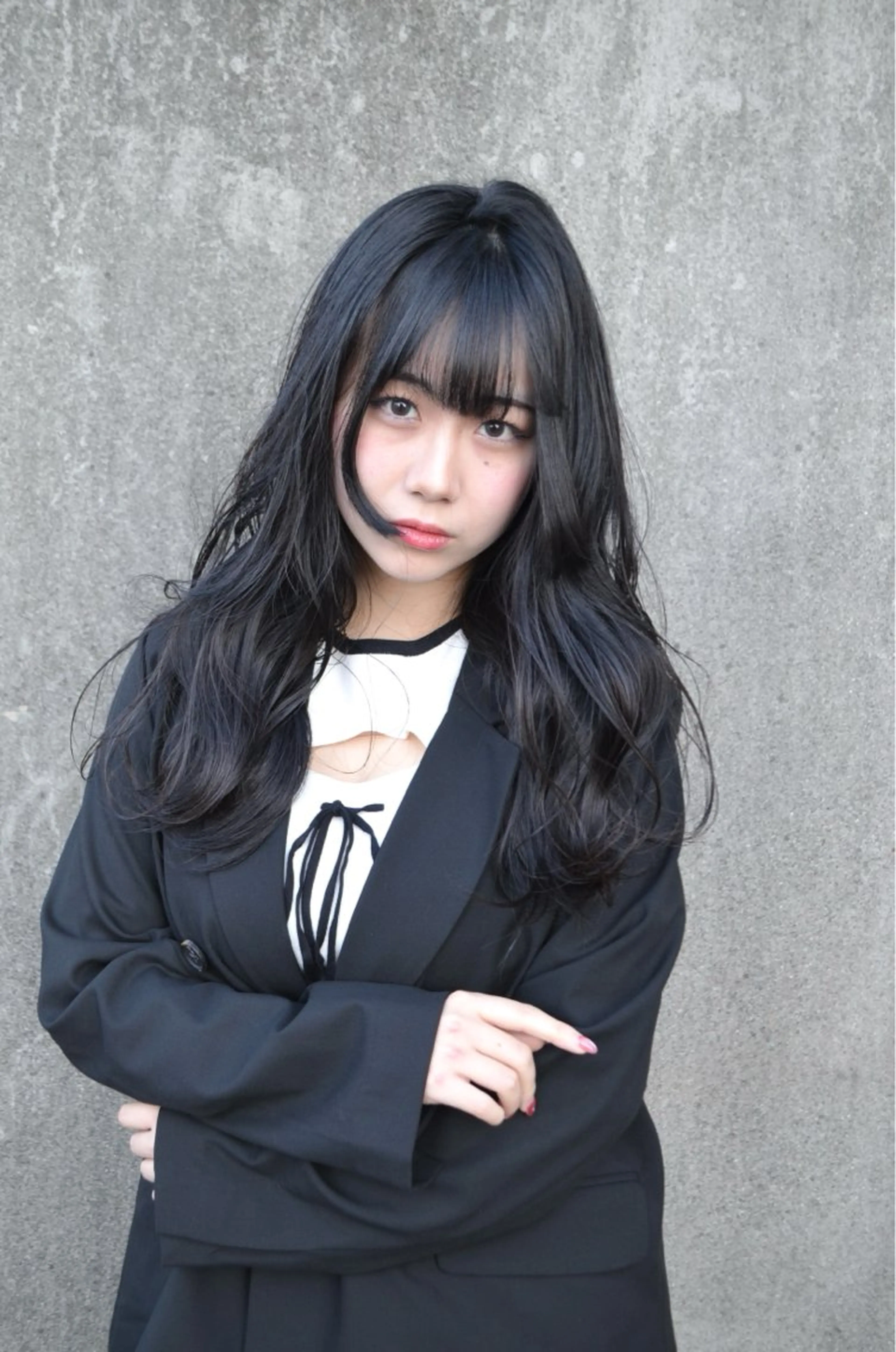 セミロング カット 縮毛矯正 トリートメント kaminote所属・福西晃希 【艶髪・髪質改善】のヘアスタイル