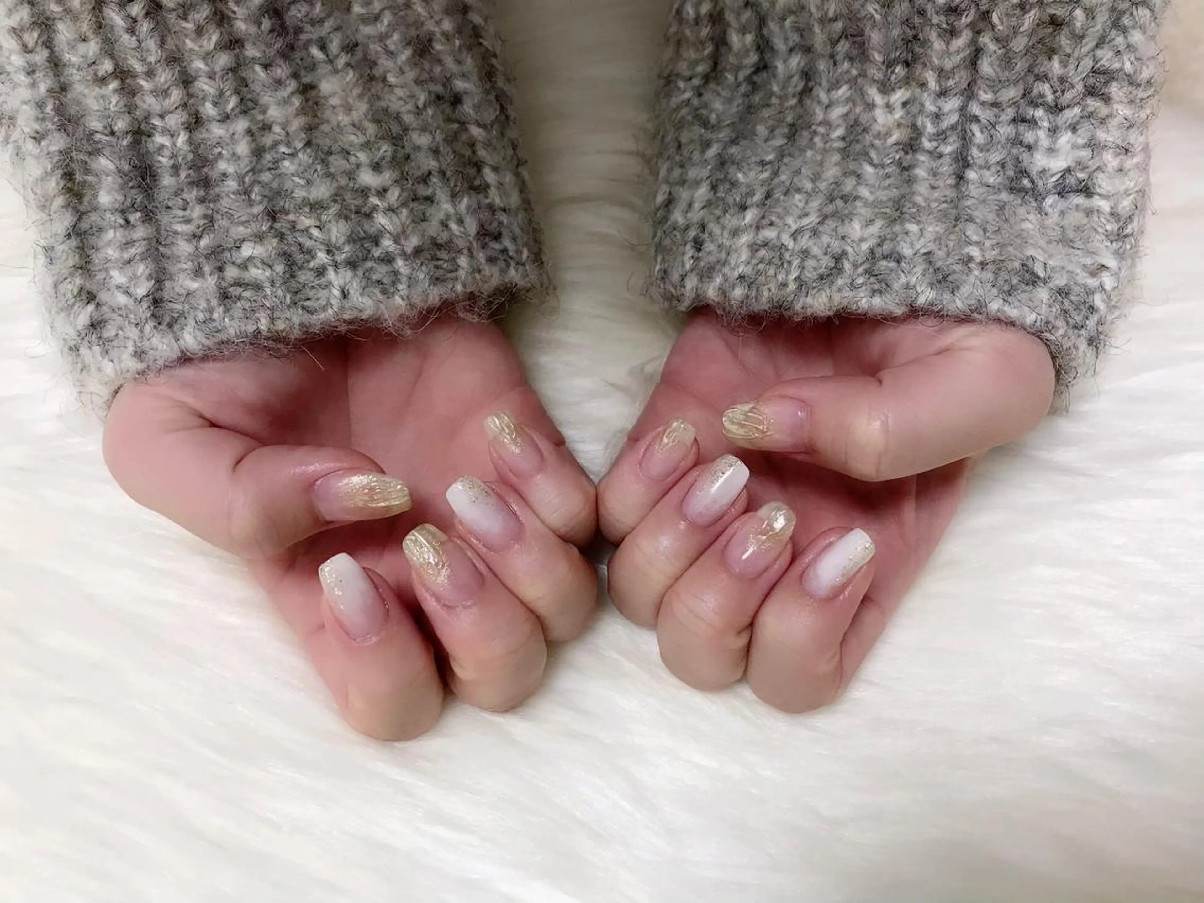 ネイル 冬ネイル クリスマス kikinail 溝の口のネイルデザイン